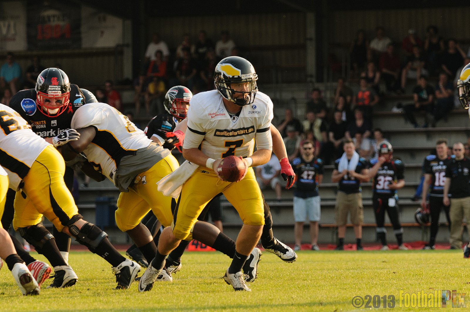 Düsseldorf Panther	vs. Berlin Adler  - 08.06.2013 GFL Nord: Düsseldorf Panther vs. Berlin Adler (10:27)