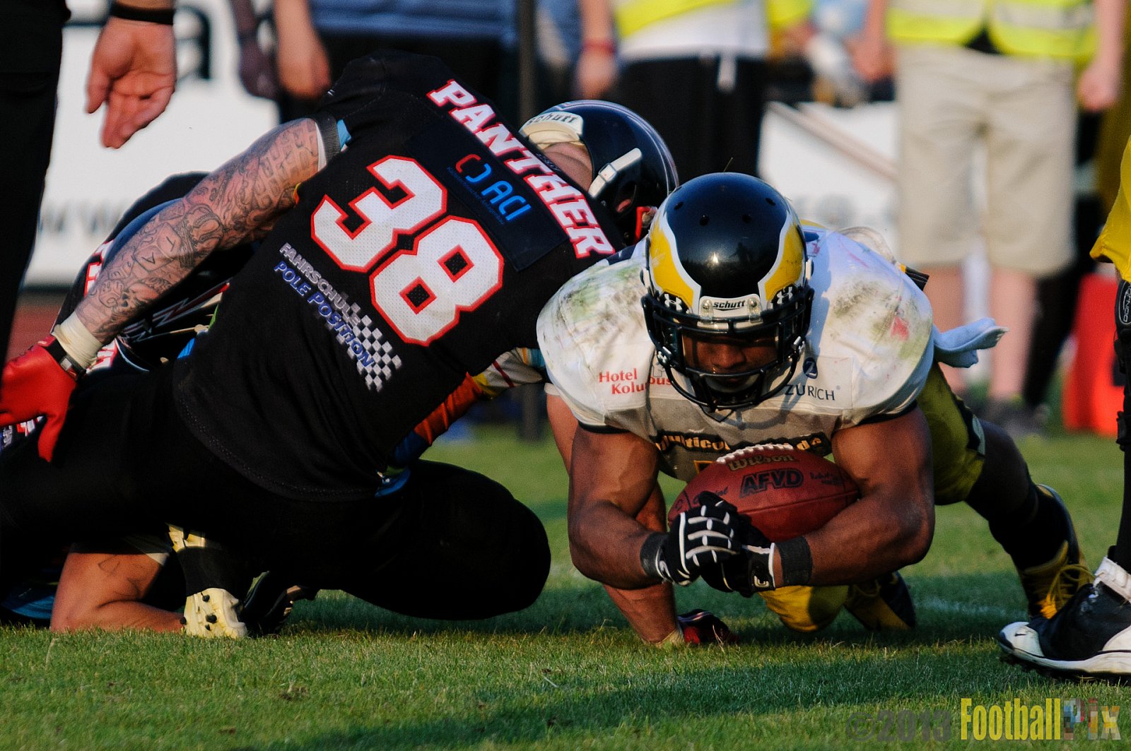 Düsseldorf Panther	vs. Berlin Adler  - 08.06.2013 GFL Nord: Düsseldorf Panther vs. Berlin Adler (10:27)