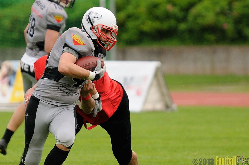 09.06.2013 Mönchengladbach Wolfpack vs. Cologne Falcons II (28:13) 