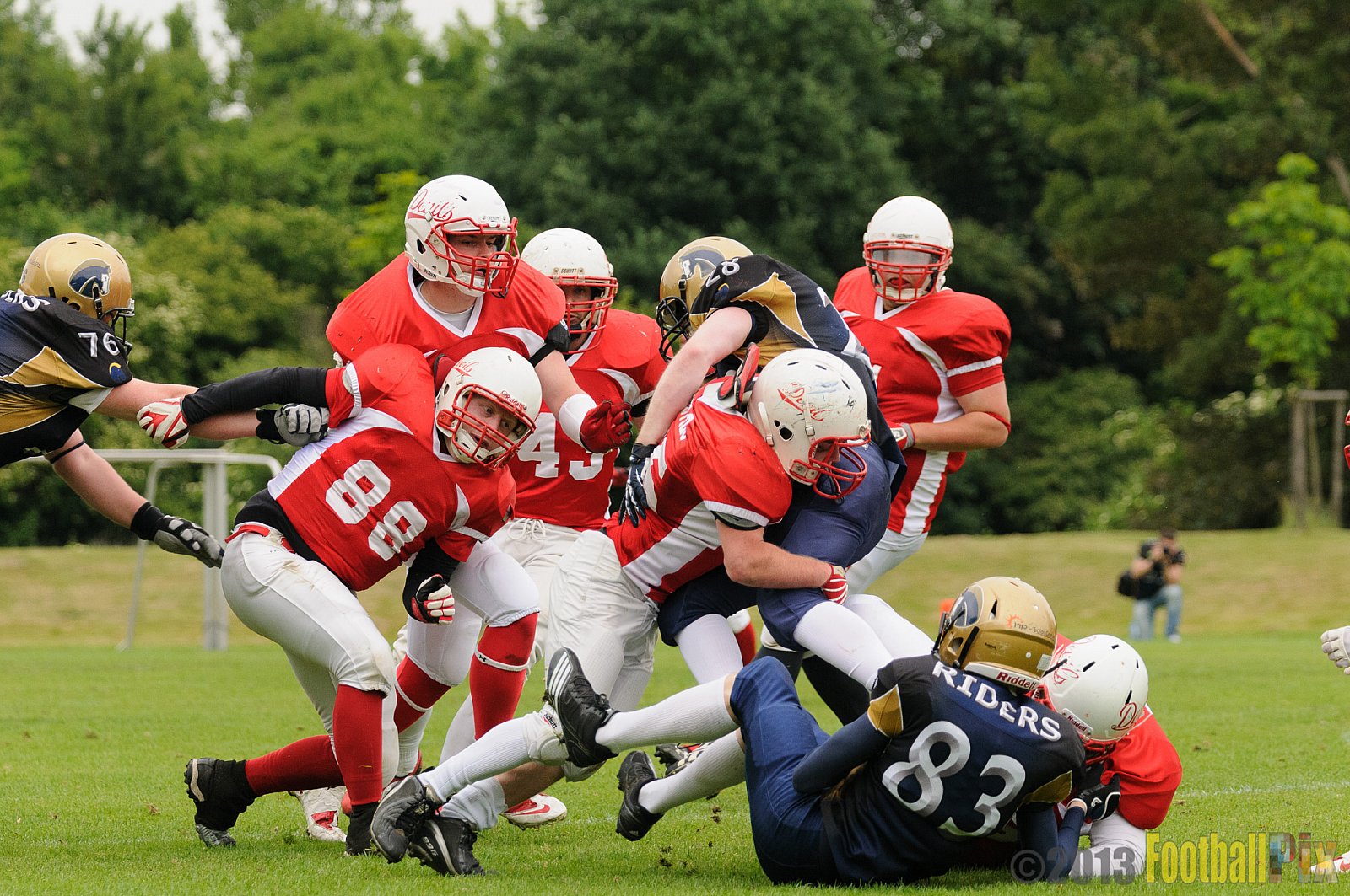 Gelsenkirchen Devils vs. Schiefbahn Riders - 16.06.2013 Gelsenkirchen Devils vs. Schiefbahn Riders (12:49) 