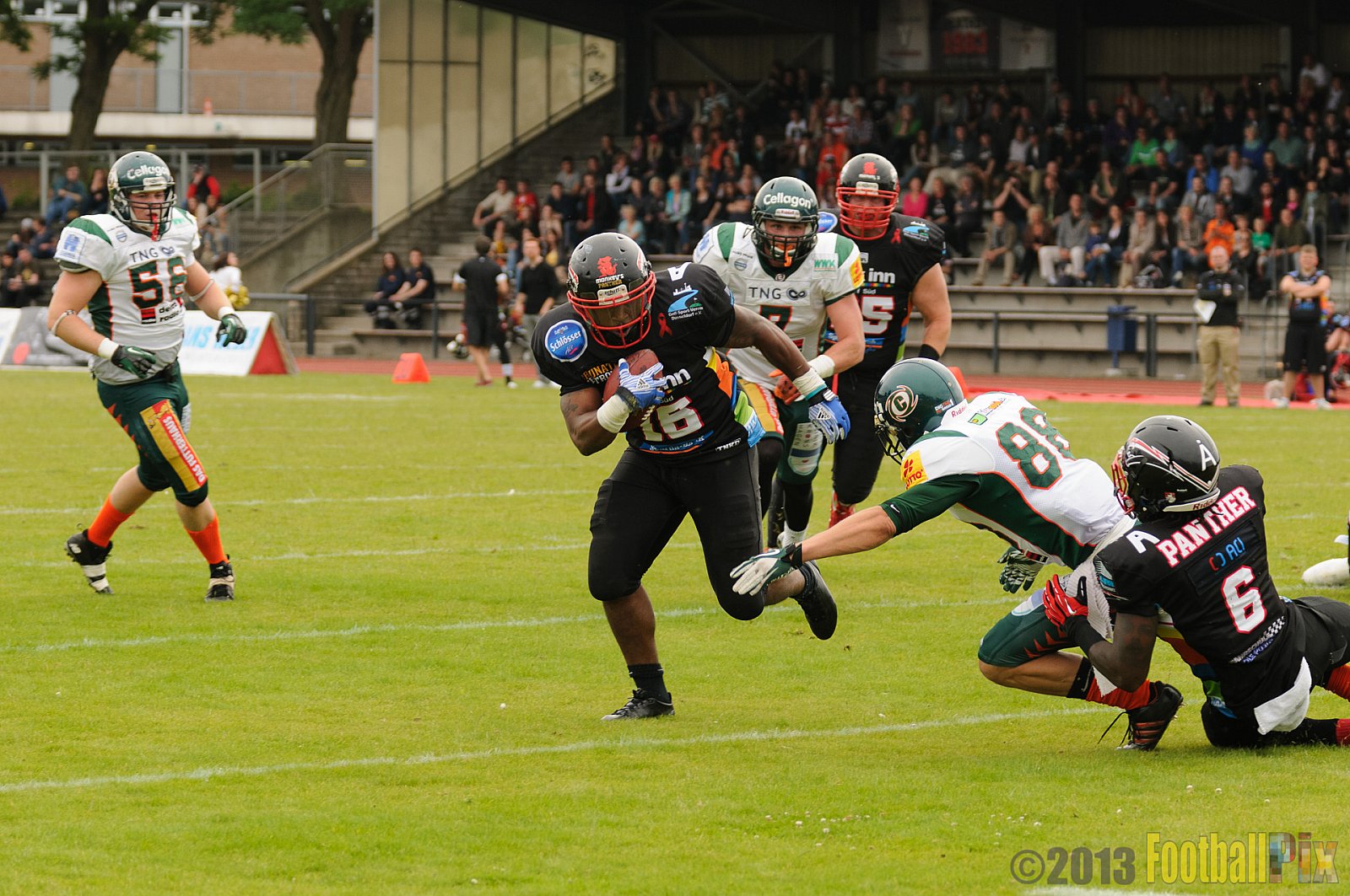 Düsseldorf Panther vs. Kiel Baltic Hurricanes - 30.06.2013 GFL Nord: Düsseldorf Panther vs. Kiel Baltic Hurricanes (10:47) 