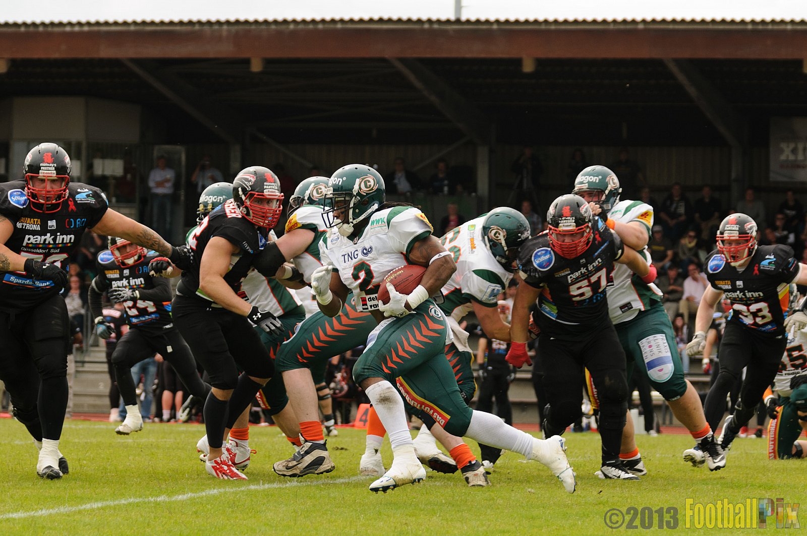 Düsseldorf Panther vs. Kiel Baltic Hurricanes - 30.06.2013 GFL Nord: Düsseldorf Panther vs. Kiel Baltic Hurricanes (10:47) 