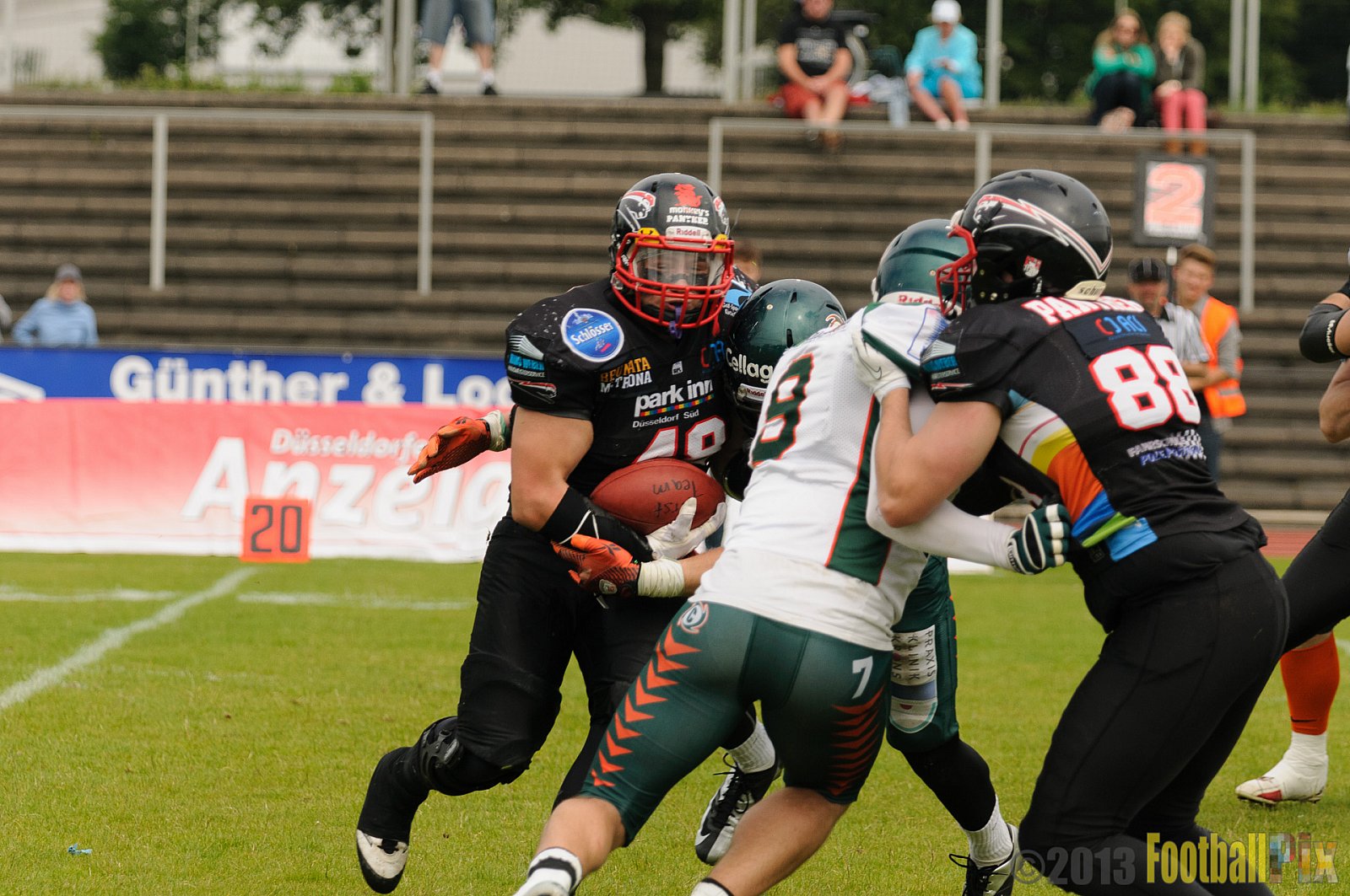 Düsseldorf Panther vs. Kiel Baltic Hurricanes - 30.06.2013 GFL Nord: Düsseldorf Panther vs. Kiel Baltic Hurricanes (10:47) 
