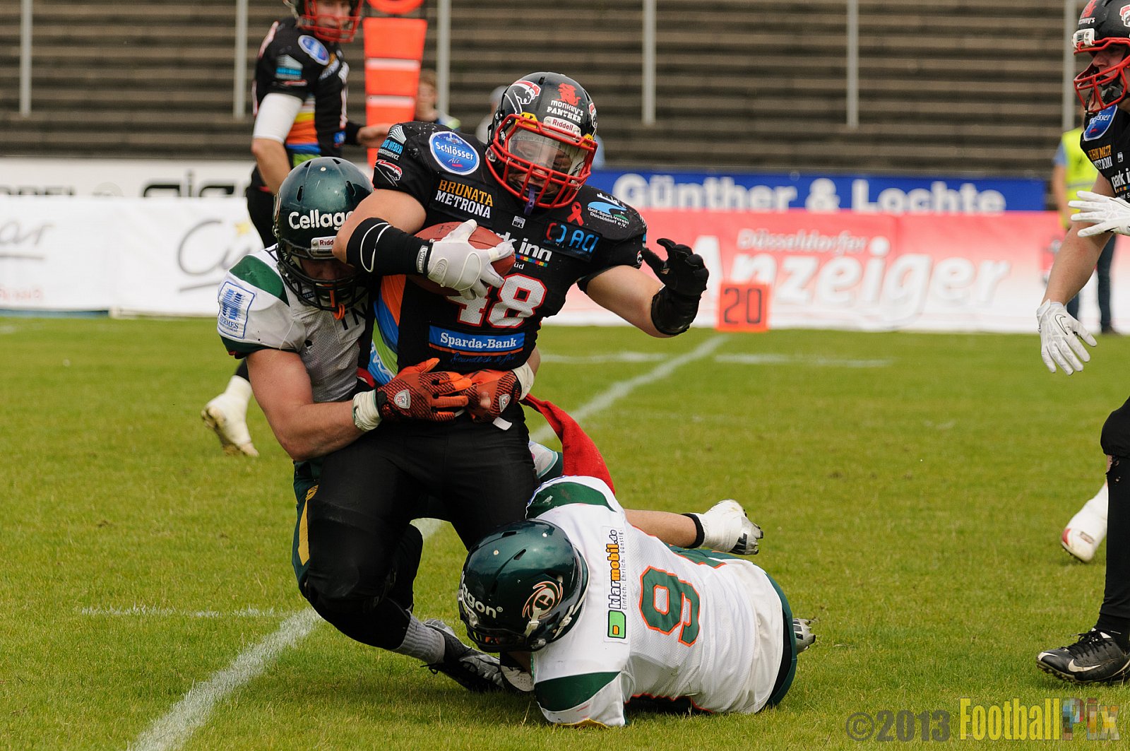 Düsseldorf Panther vs. Kiel Baltic Hurricanes - 30.06.2013 GFL Nord: Düsseldorf Panther vs. Kiel Baltic Hurricanes (10:47) 