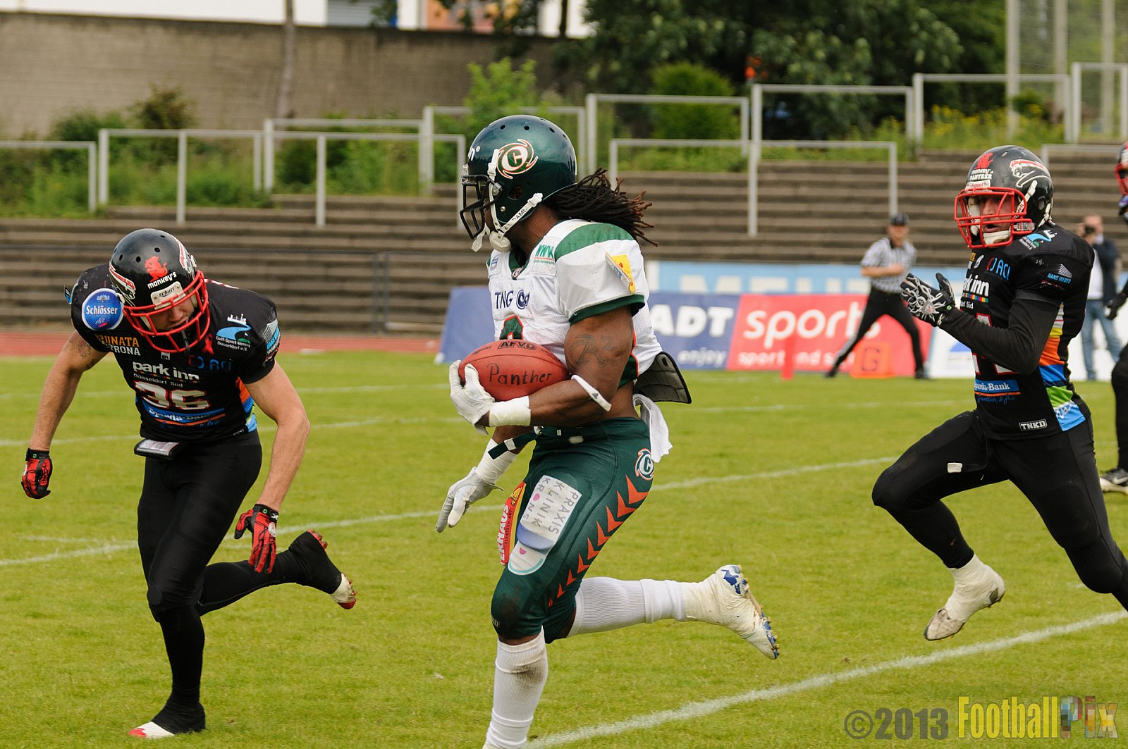 Düsseldorf Panther vs. Kiel Baltic Hurricanes - 30.06.2013 GFL Nord: Düsseldorf Panther vs. Kiel Baltic Hurricanes (10:47) 