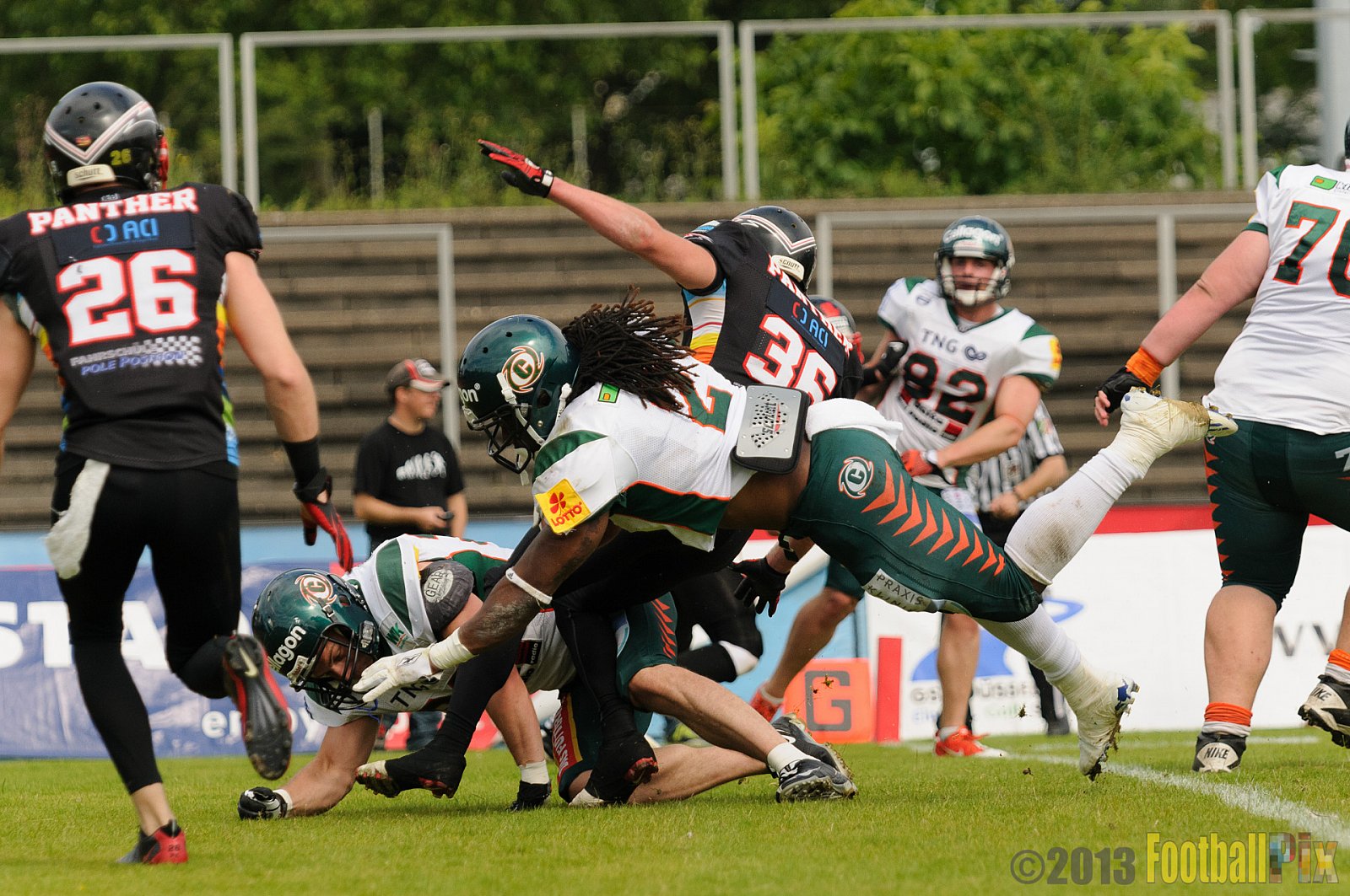 Düsseldorf Panther vs. Kiel Baltic Hurricanes - 30.06.2013 GFL Nord: Düsseldorf Panther vs. Kiel Baltic Hurricanes (10:47) 
