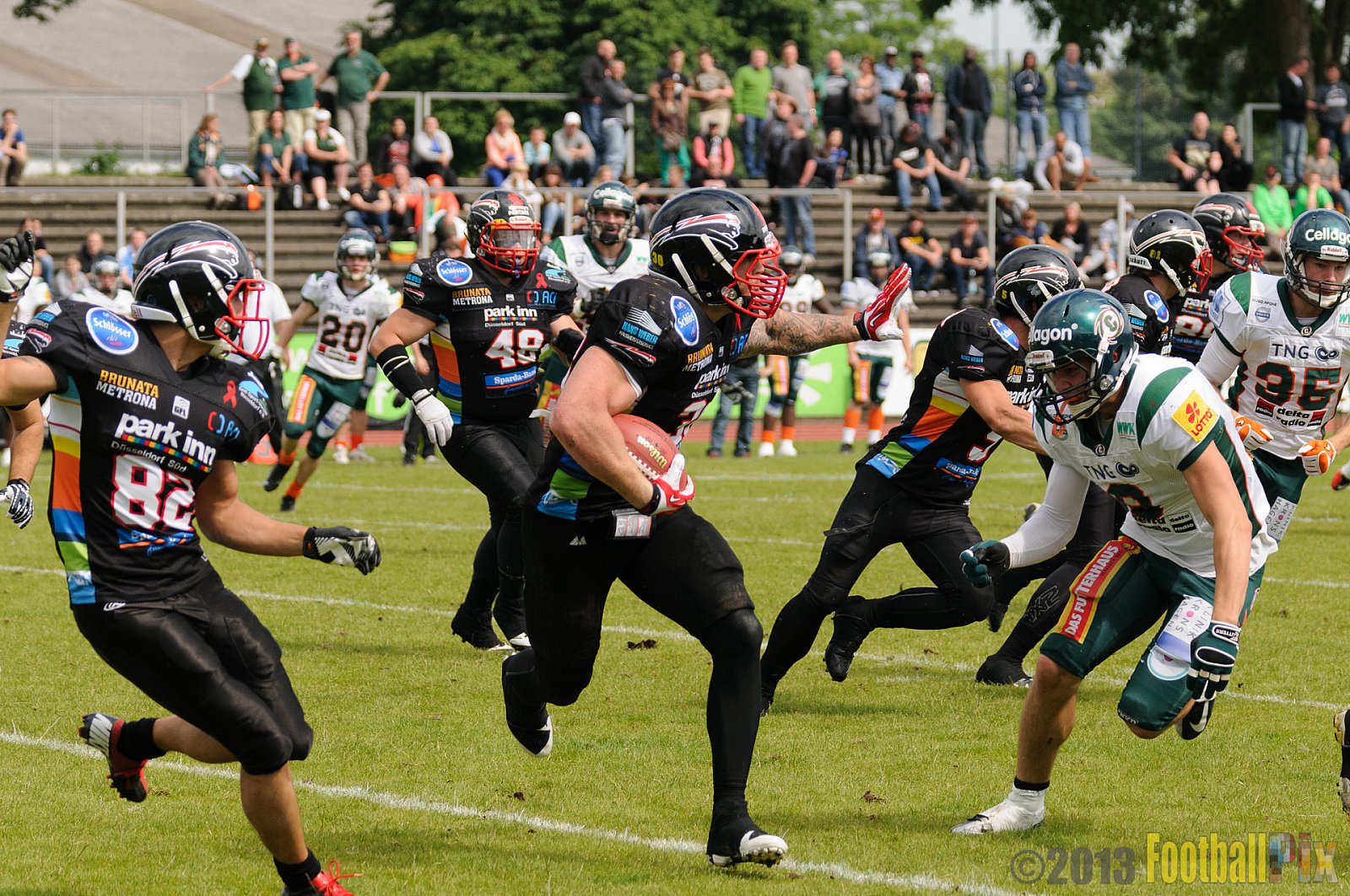 Düsseldorf Panther vs. Kiel Baltic Hurricanes - 30.06.2013 GFL Nord: Düsseldorf Panther vs. Kiel Baltic Hurricanes (10:47) 