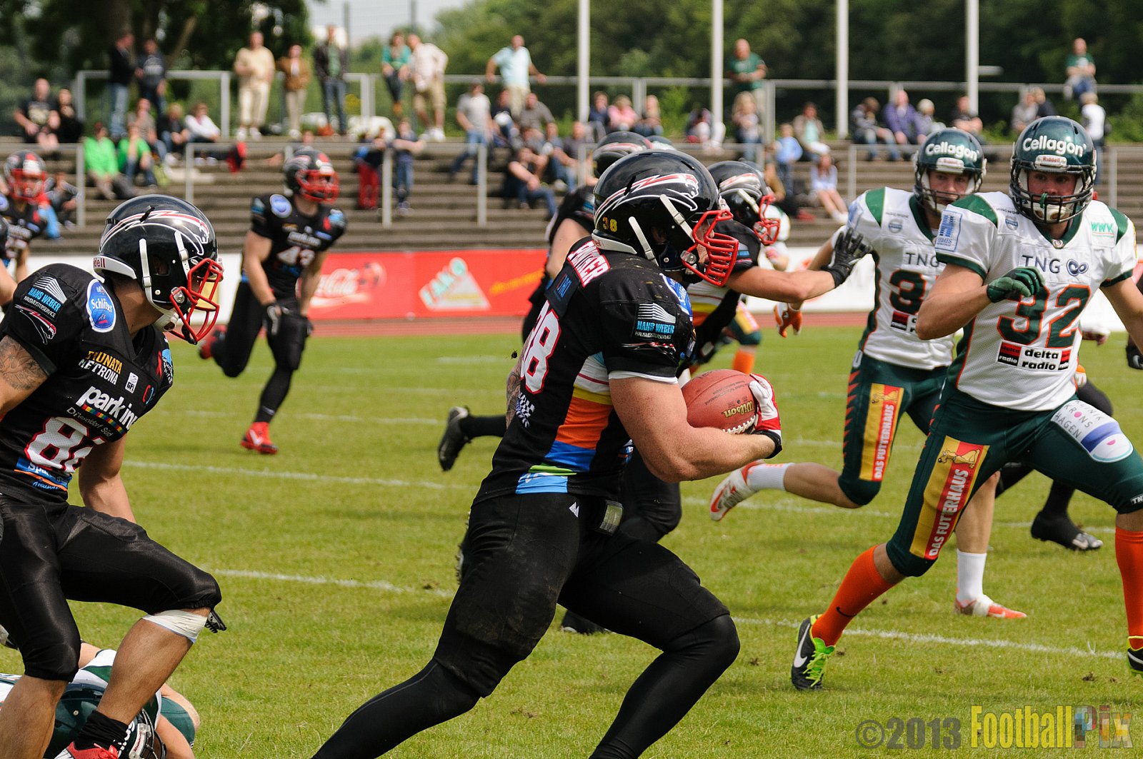 Düsseldorf Panther vs. Kiel Baltic Hurricanes - 30.06.2013 GFL Nord: Düsseldorf Panther vs. Kiel Baltic Hurricanes (10:47) 