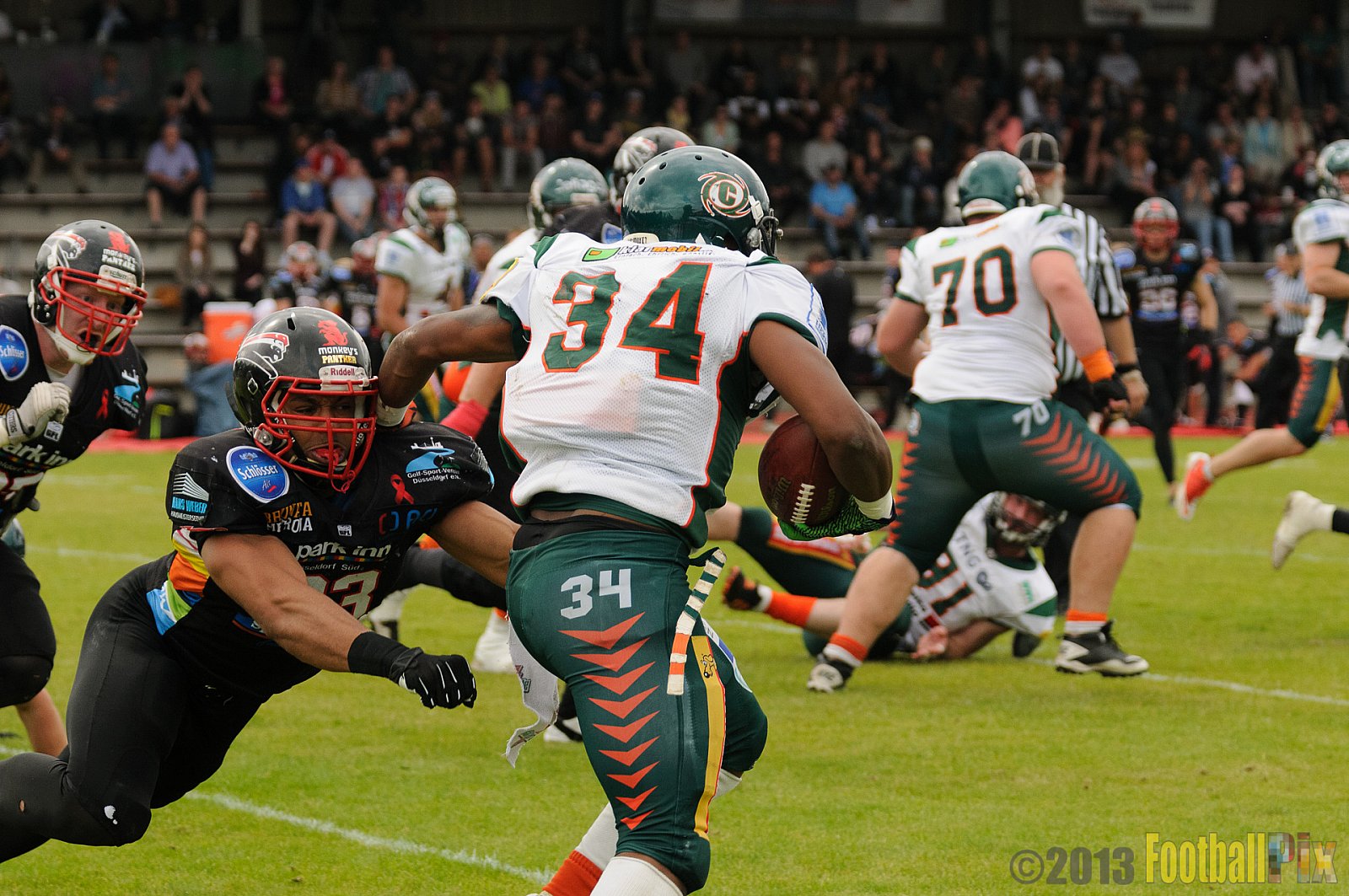 Düsseldorf Panther vs. Kiel Baltic Hurricanes - 30.06.2013 GFL Nord: Düsseldorf Panther vs. Kiel Baltic Hurricanes (10:47) 