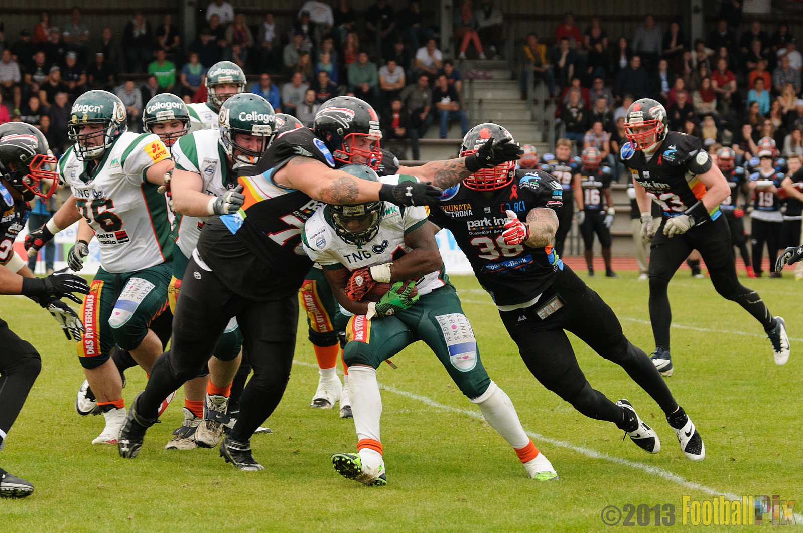 Düsseldorf Panther vs. Kiel Baltic Hurricanes - 30.06.2013 GFL Nord: Düsseldorf Panther vs. Kiel Baltic Hurricanes (10:47) 