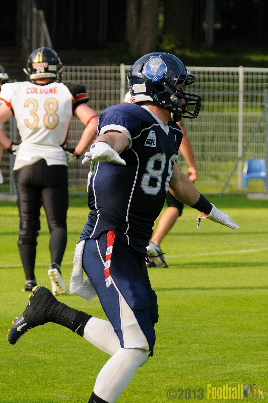 Cologne Falcons vs. Hamburg Blue Devils - 06.07.2013 GFL Nord: Cologne Falcons vs. Hamburg Blue Devils (14:42) 