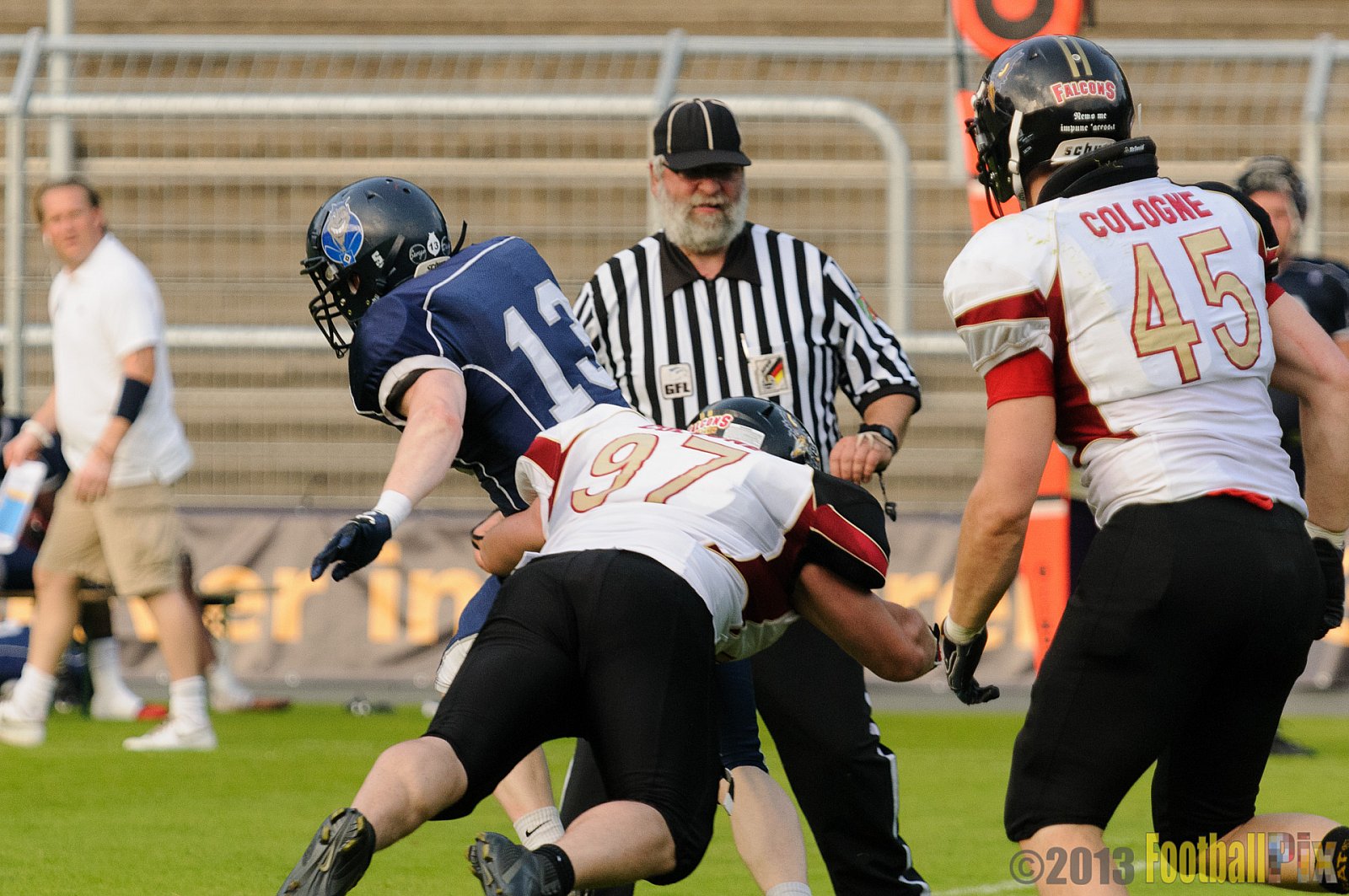Cologne Falcons vs. Hamburg Blue Devils - 06.07.2013 GFL Nord: Cologne Falcons vs. Hamburg Blue Devils (14:42) 