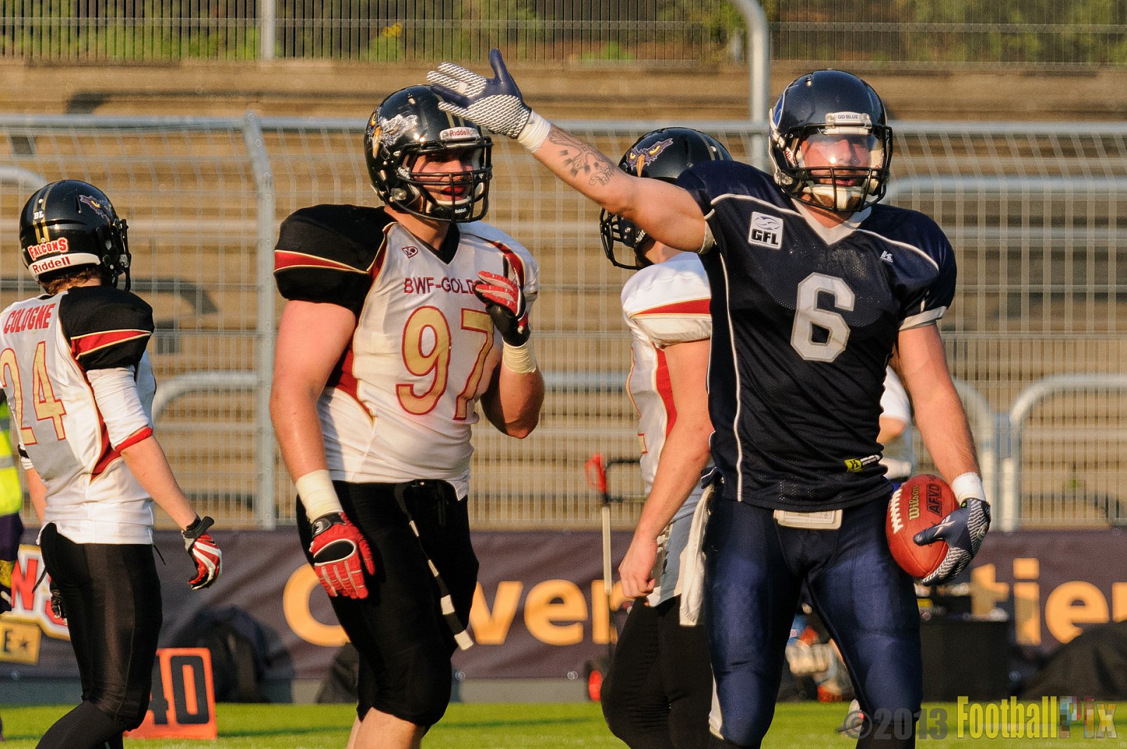 Cologne Falcons vs. Hamburg Blue Devils - 06.07.2013 GFL Nord: Cologne Falcons vs. Hamburg Blue Devils (14:42) 