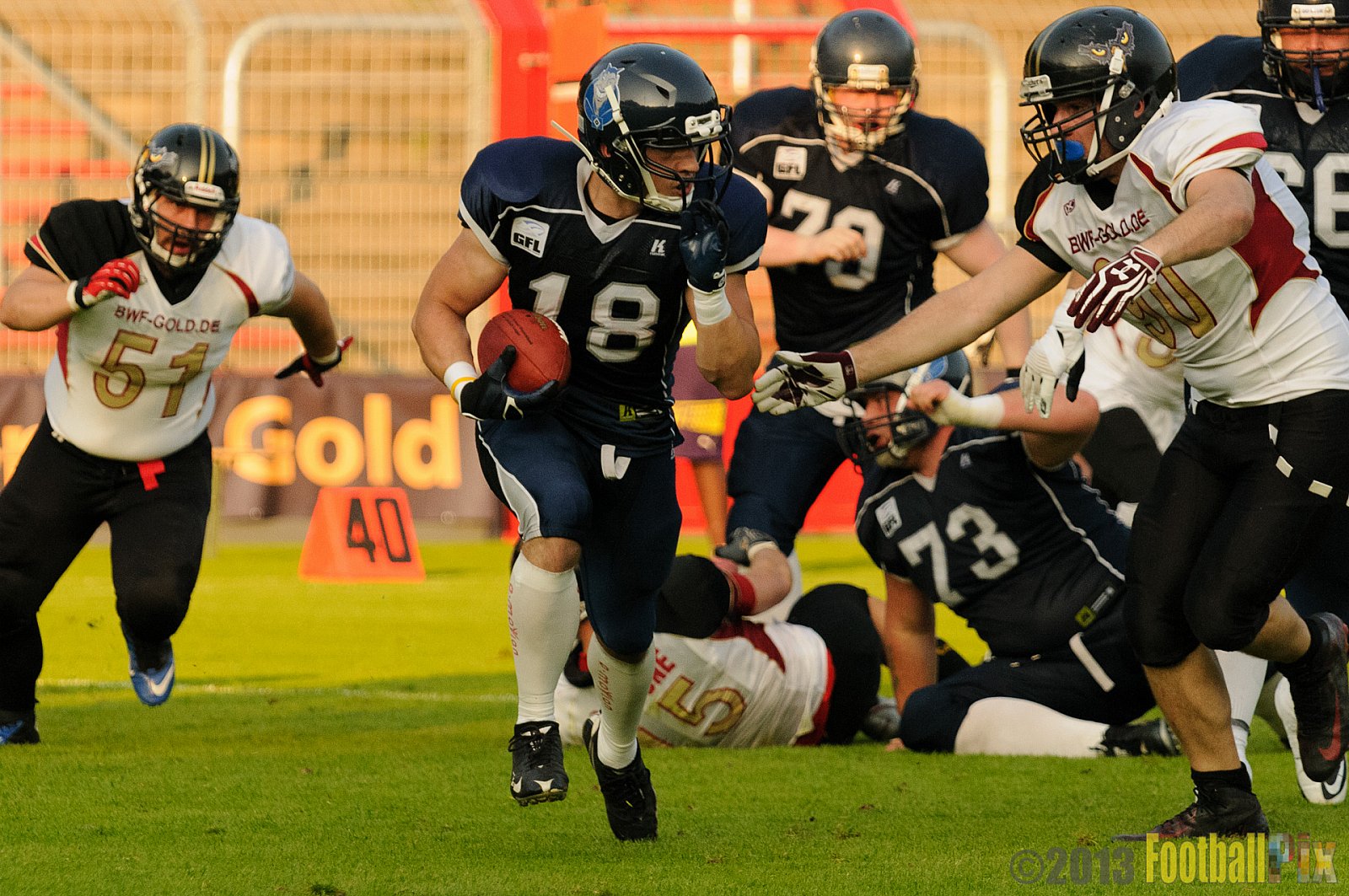 Cologne Falcons vs. Hamburg Blue Devils - 06.07.2013 GFL Nord: Cologne Falcons vs. Hamburg Blue Devils (14:42) 