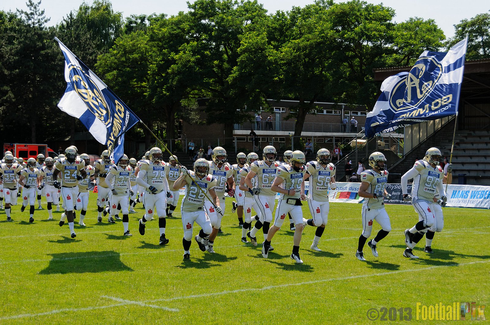 Düsseldorf Panther vs. Dresden Monarchs - 07.07.2013 GFL Nord: Düsseldorf Panther vs. Dresden Monarchs (14:42) 