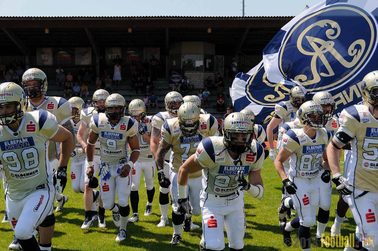 Düsseldorf Panther vs. Dresden Monarchs - 07.07.2013 GFL Nord: Düsseldorf Panther vs. Dresden Monarchs (14:42) 