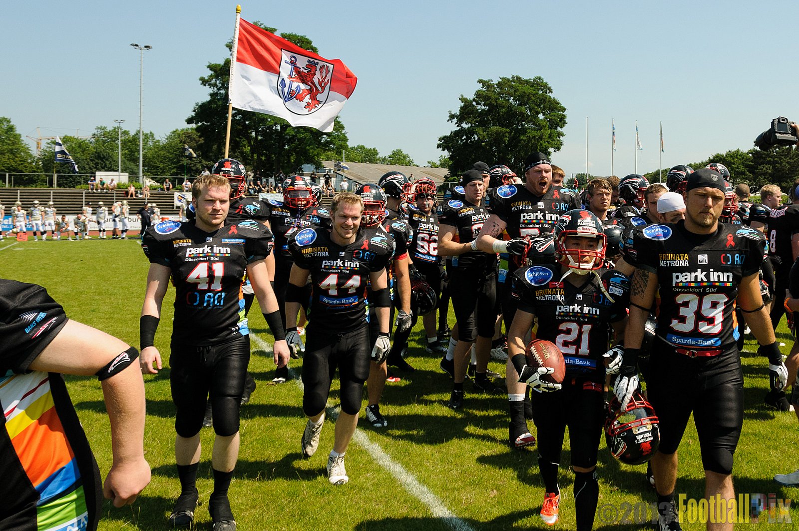 Düsseldorf Panther vs. Dresden Monarchs - 07.07.2013 GFL Nord: Düsseldorf Panther vs. Dresden Monarchs (14:42) 