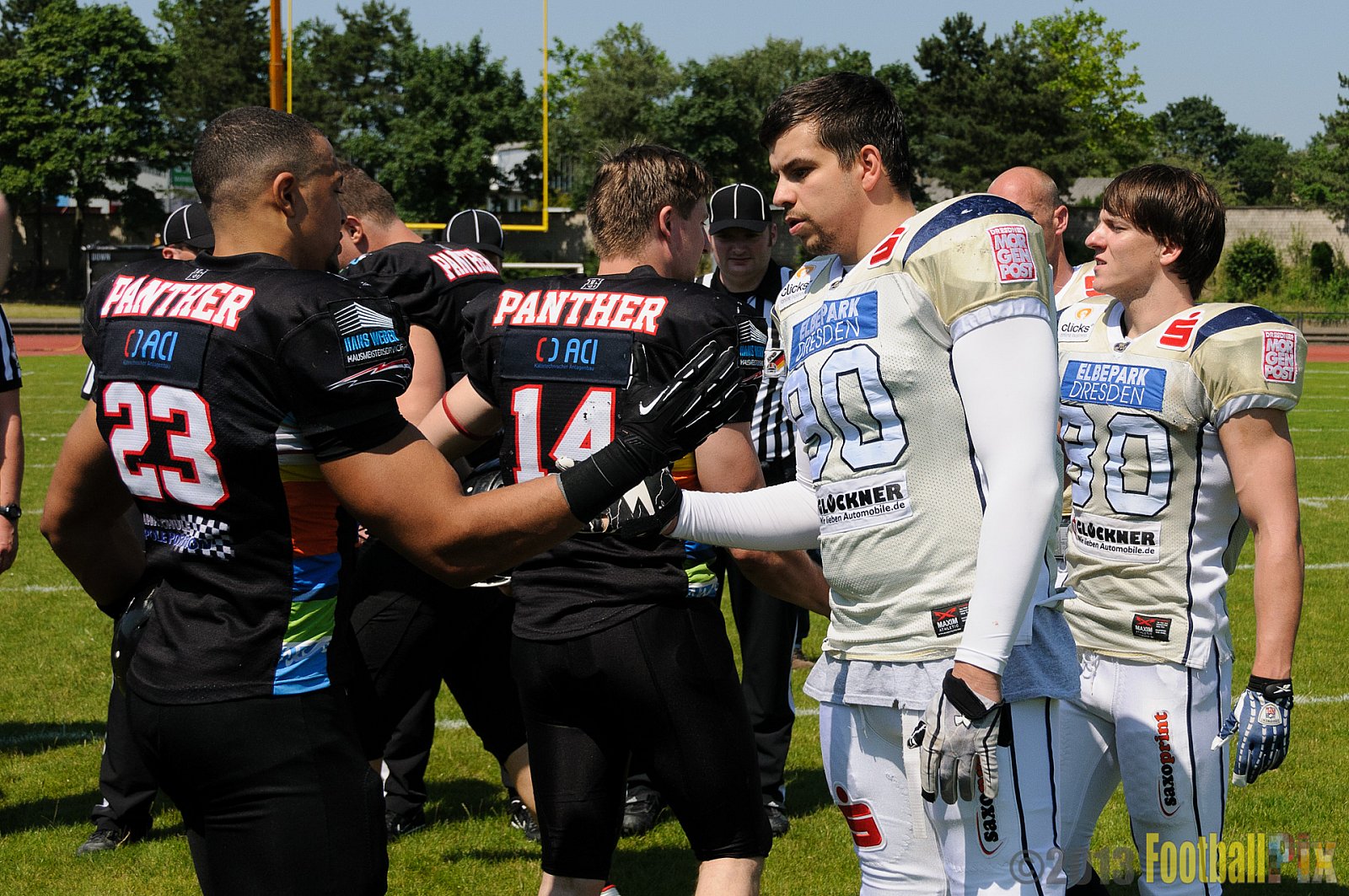 Düsseldorf Panther vs. Dresden Monarchs - 07.07.2013 GFL Nord: Düsseldorf Panther vs. Dresden Monarchs (14:42) 