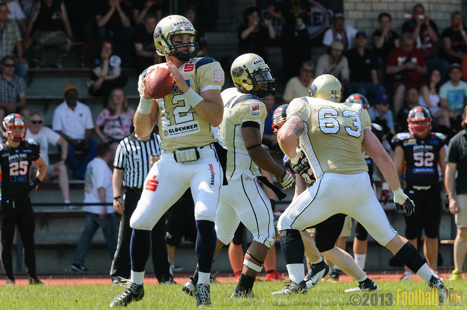 Düsseldorf Panther vs. Dresden Monarchs - 07.07.2013 GFL Nord: Düsseldorf Panther vs. Dresden Monarchs (14:42) 