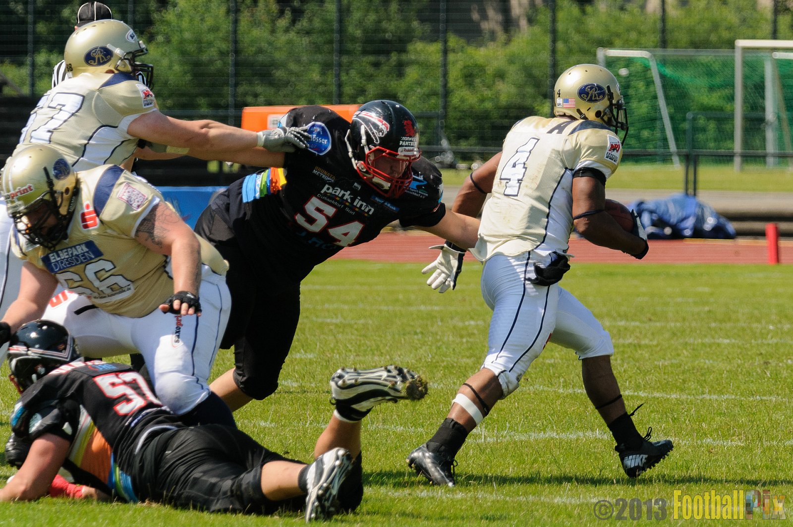 Düsseldorf Panther vs. Dresden Monarchs - 07.07.2013 GFL Nord: Düsseldorf Panther vs. Dresden Monarchs (14:42) 