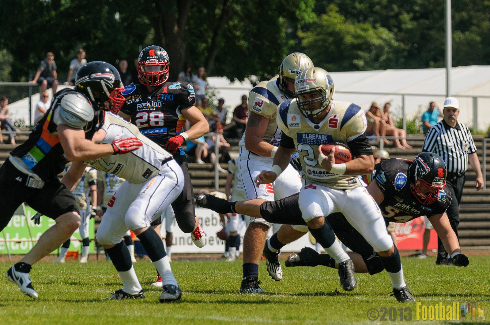 Düsseldorf Panther vs. Dresden Monarchs - 07.07.2013 GFL Nord: Düsseldorf Panther vs. Dresden Monarchs (14:42) 