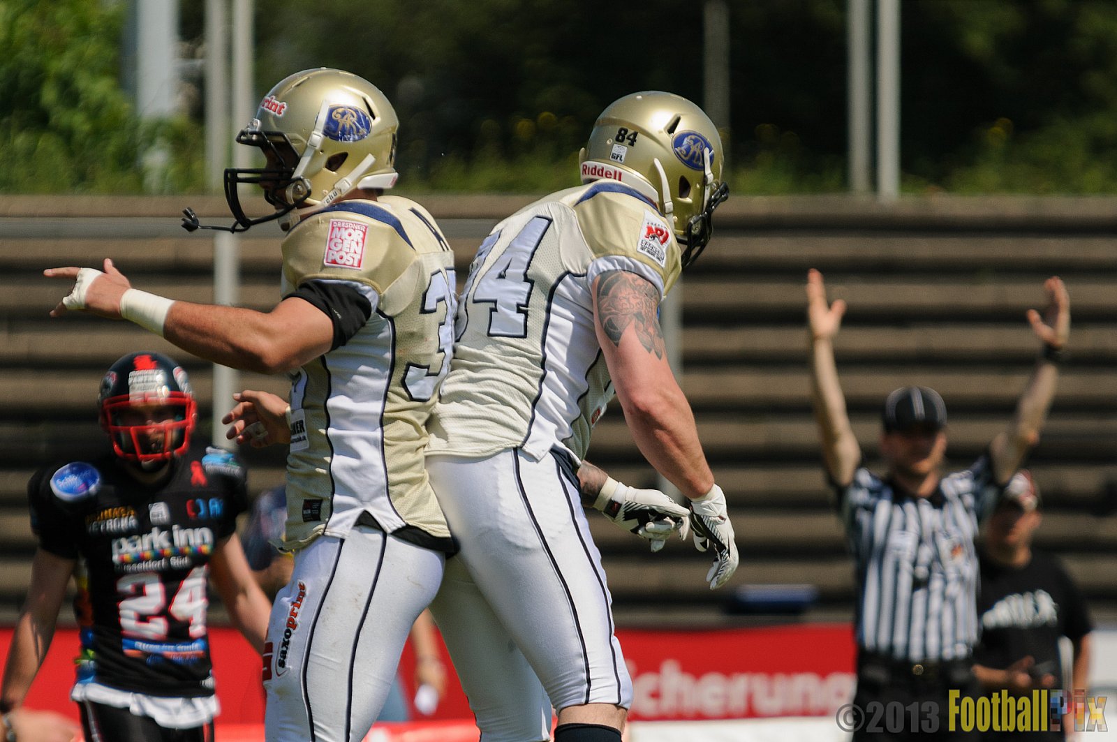 Düsseldorf Panther vs. Dresden Monarchs - 07.07.2013 GFL Nord: Düsseldorf Panther vs. Dresden Monarchs (14:42) 