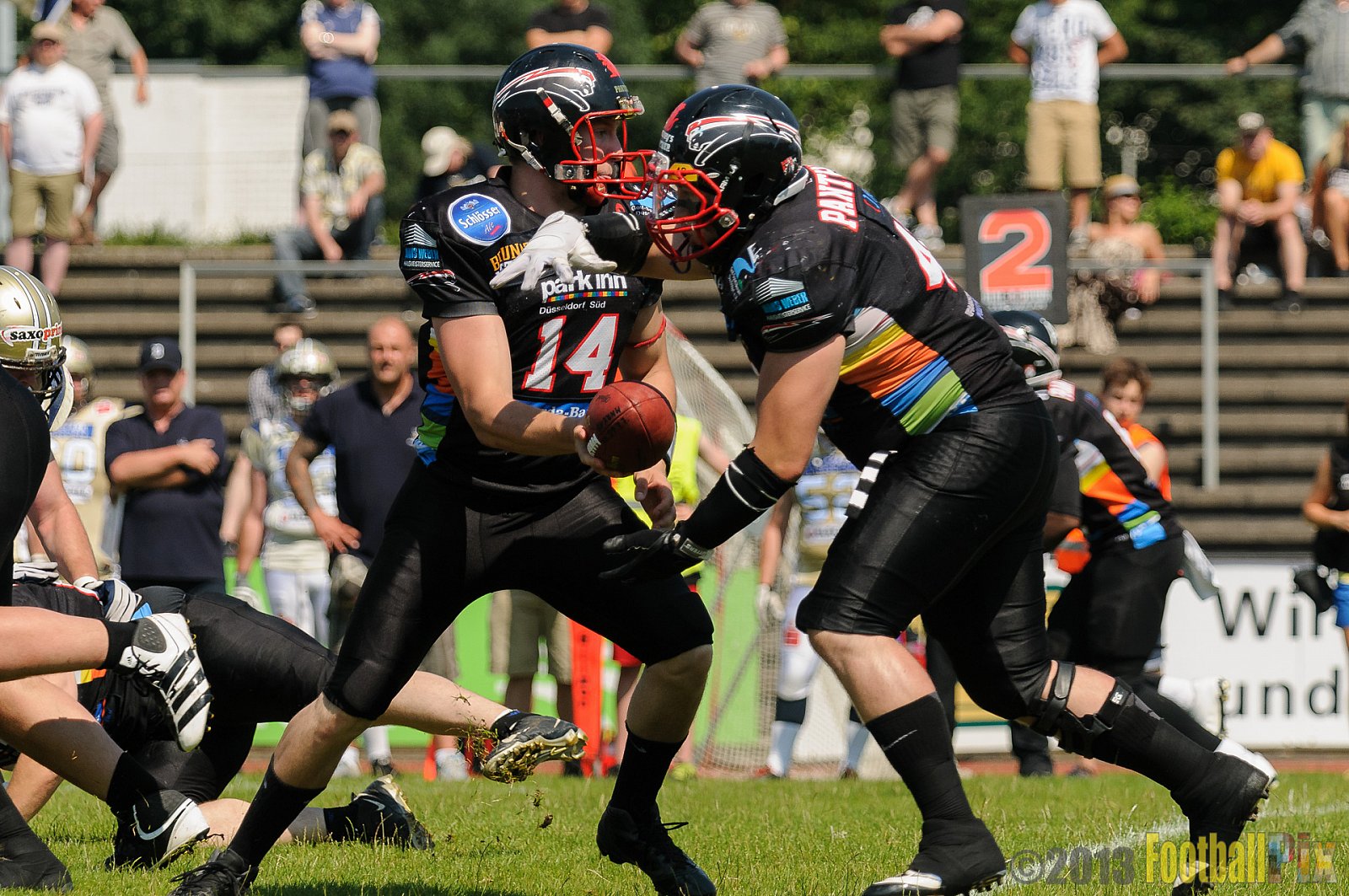 Düsseldorf Panther vs. Dresden Monarchs - 07.07.2013 GFL Nord: Düsseldorf Panther vs. Dresden Monarchs (14:42) 