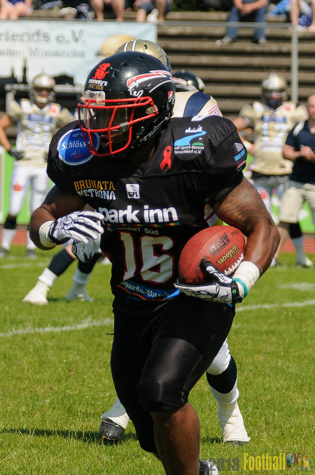 Düsseldorf Panther vs. Dresden Monarchs - 07.07.2013 GFL Nord: Düsseldorf Panther vs. Dresden Monarchs (14:42) 