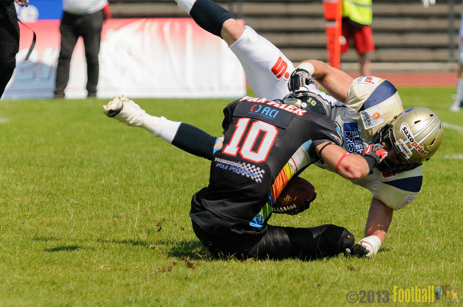 Düsseldorf Panther vs. Dresden Monarchs - 07.07.2013 GFL Nord: Düsseldorf Panther vs. Dresden Monarchs (14:42) 