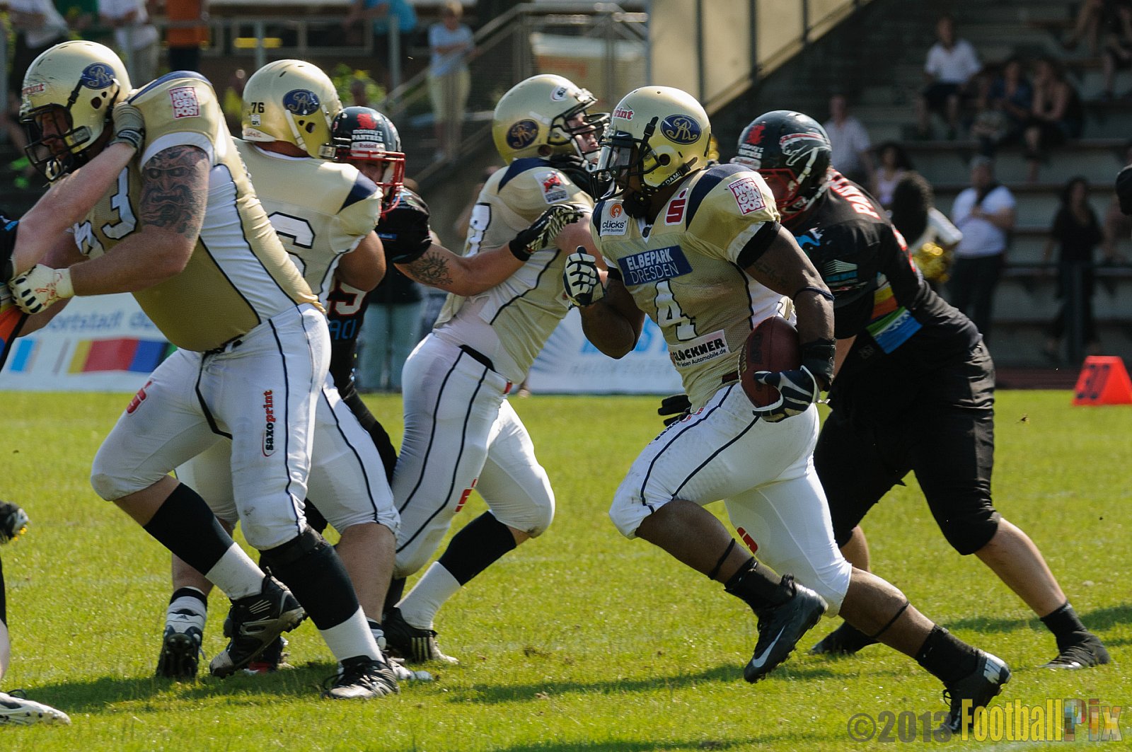 Düsseldorf Panther vs. Dresden Monarchs - 07.07.2013 GFL Nord: Düsseldorf Panther vs. Dresden Monarchs (14:42) 