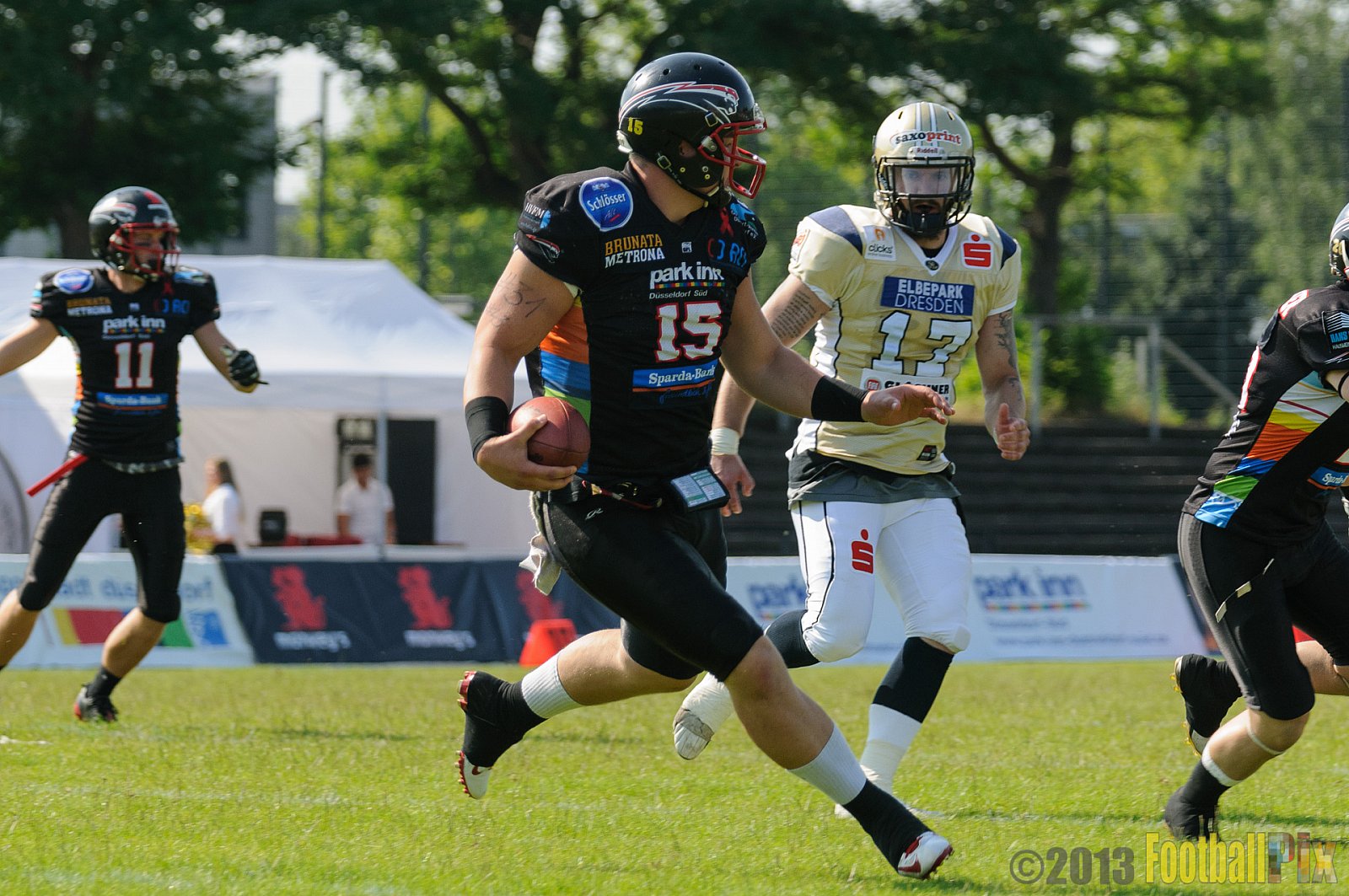 Düsseldorf Panther vs. Dresden Monarchs - 07.07.2013 GFL Nord: Düsseldorf Panther vs. Dresden Monarchs (14:42) 