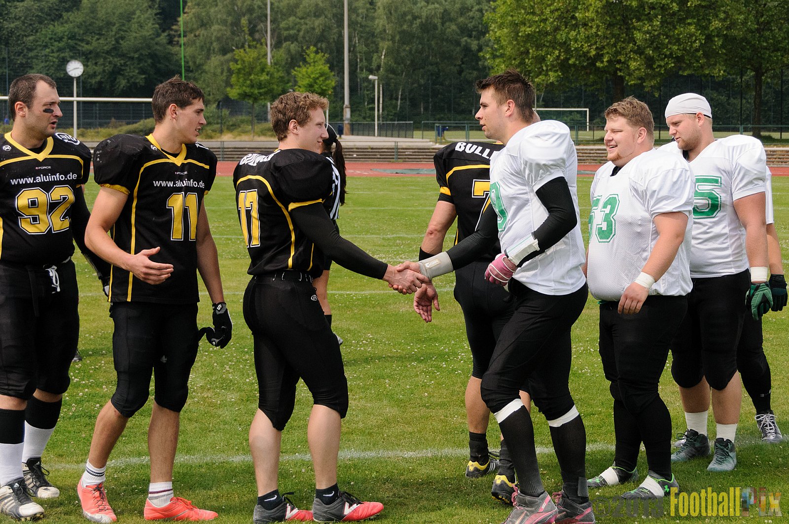 Düsseldorf Bulldozer vs. Mülheim Shamrocks - 14.07.2013 Düsseldorf Bulldozer vs. Mülheim Shamrocks (34:0) 