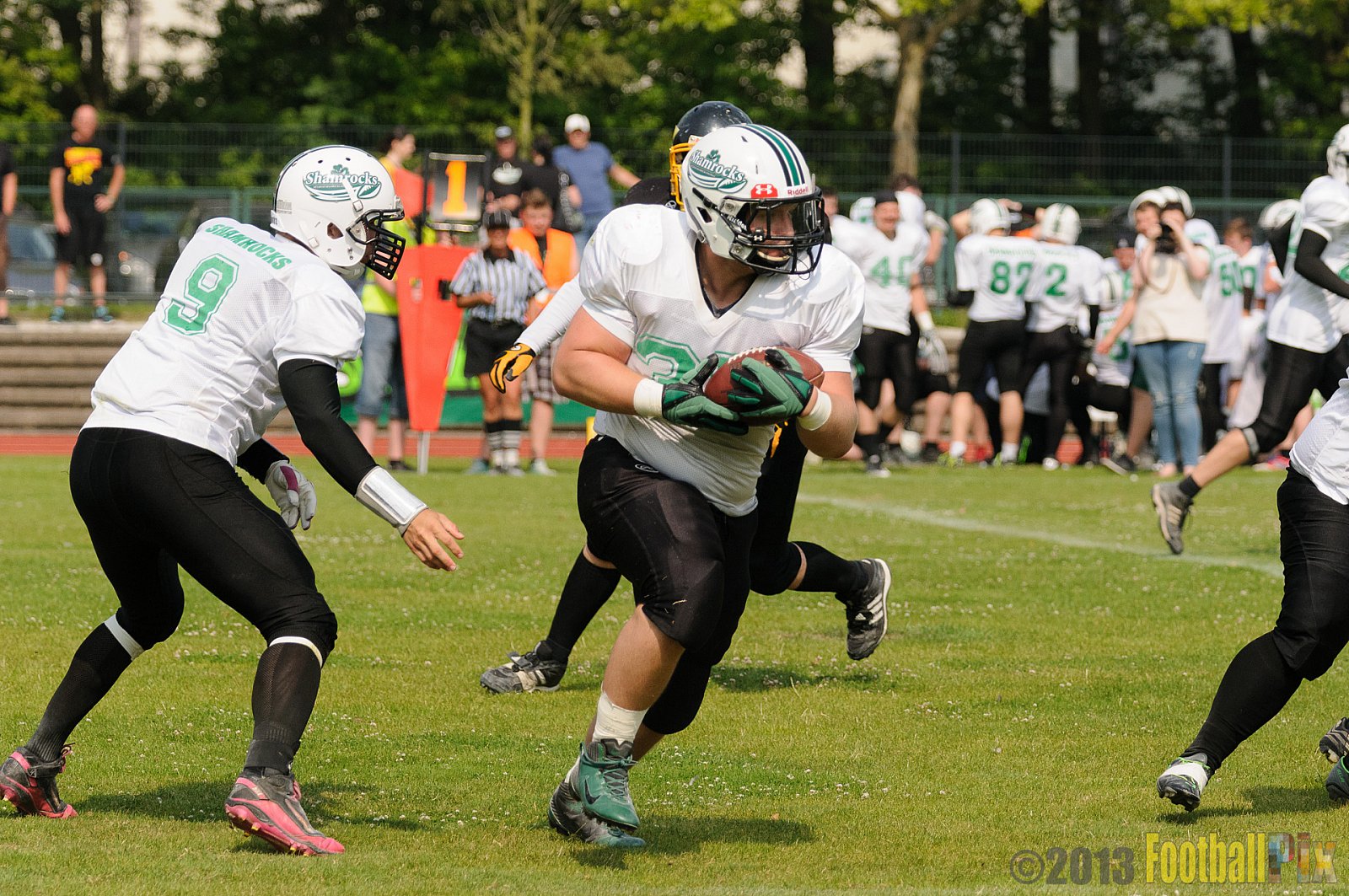 Düsseldorf Bulldozer vs. Mülheim Shamrocks - 14.07.2013 Düsseldorf Bulldozer vs. Mülheim Shamrocks (34:0) 
