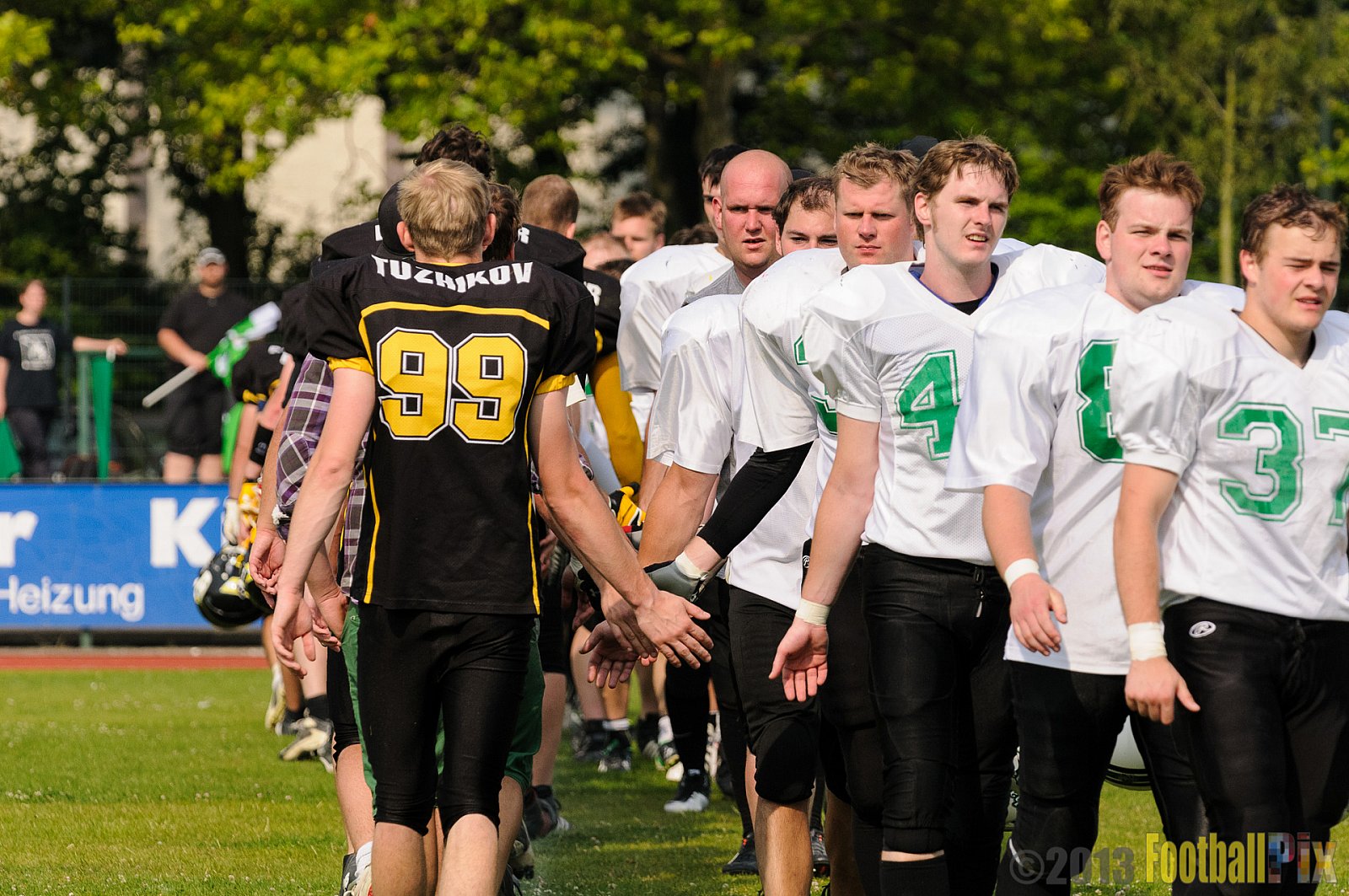 Düsseldorf Bulldozer vs. Mülheim Shamrocks - 14.07.2013 Düsseldorf Bulldozer vs. Mülheim Shamrocks (34:0) 