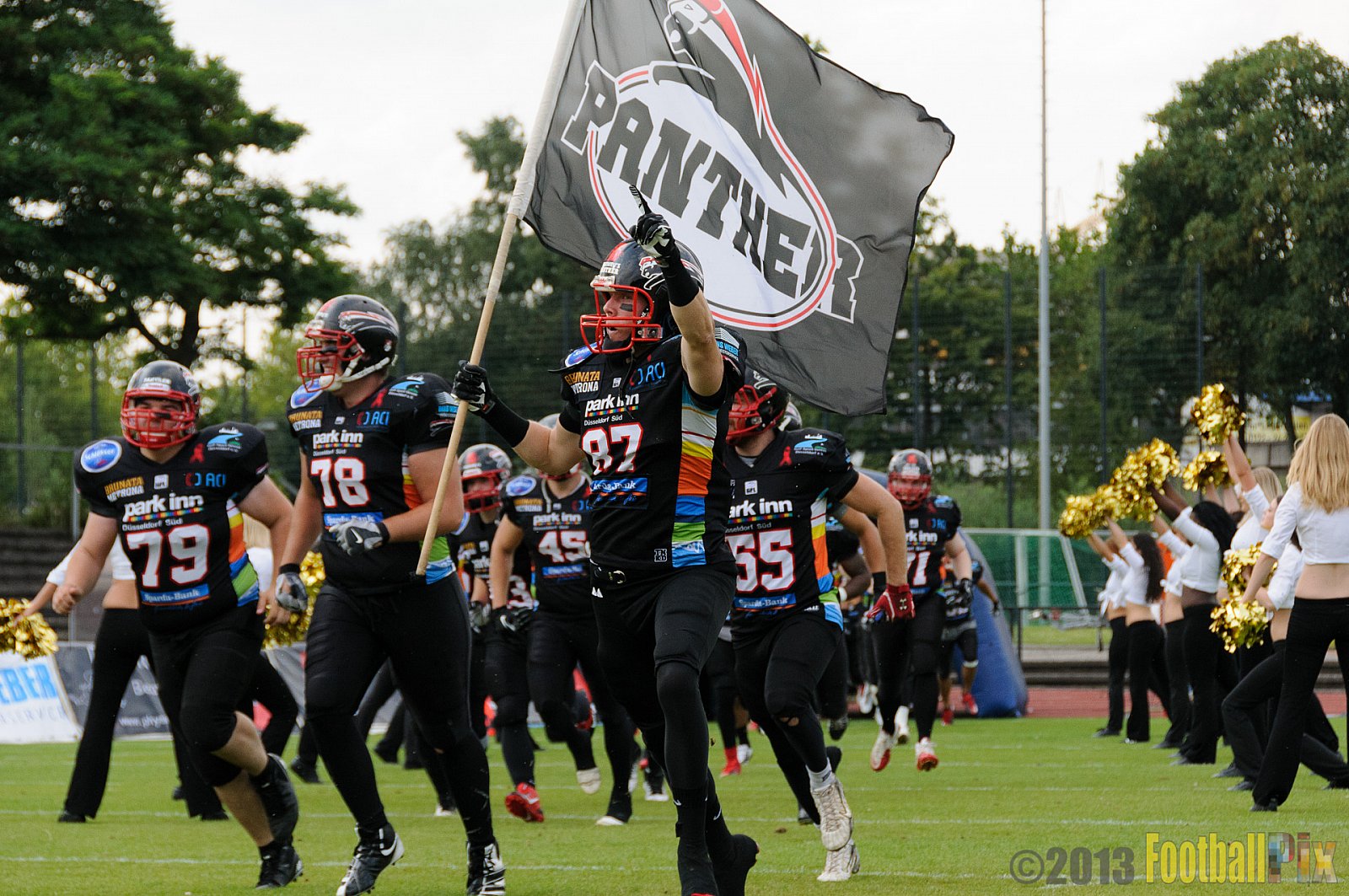 Düsseldorf Panther vs. Hamburg Blue Devils - 10.08.2013 GFL Nord: Düsseldorf Panther vs. Hamburg Blue Devils (28:9) 