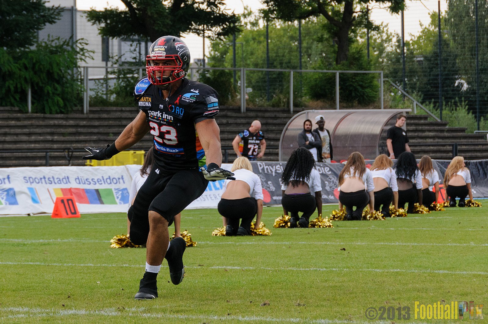 Düsseldorf Panther vs. Hamburg Blue Devils - 10.08.2013 GFL Nord: Düsseldorf Panther vs. Hamburg Blue Devils (28:9) 