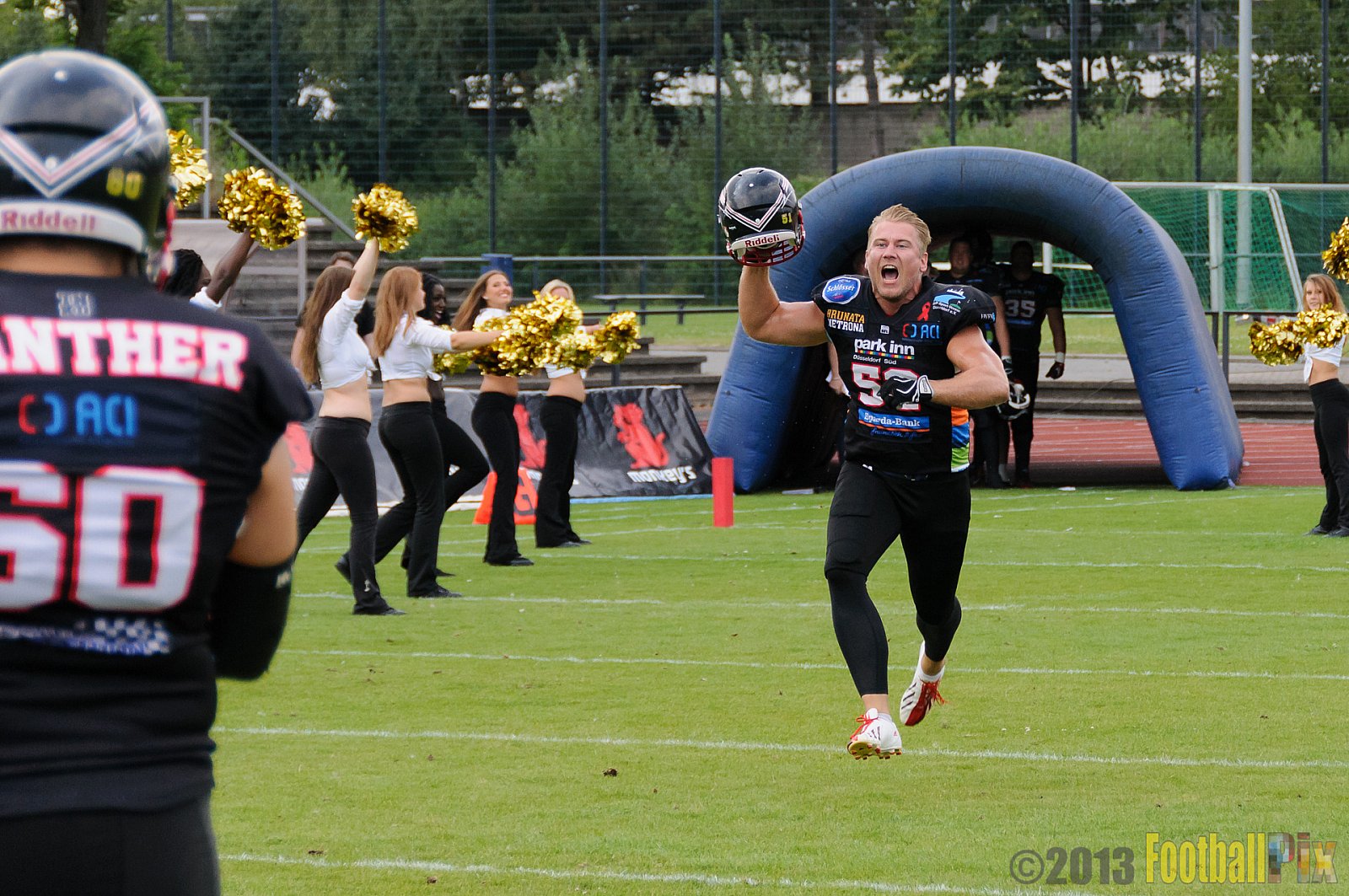 Düsseldorf Panther vs. Hamburg Blue Devils - 10.08.2013 GFL Nord: Düsseldorf Panther vs. Hamburg Blue Devils (28:9) 