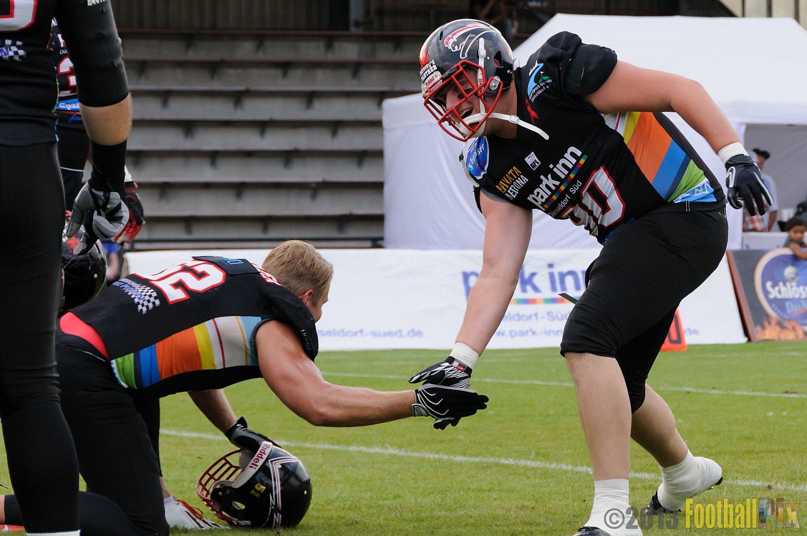 Düsseldorf Panther vs. Hamburg Blue Devils - 10.08.2013 GFL Nord: Düsseldorf Panther vs. Hamburg Blue Devils (28:9) 