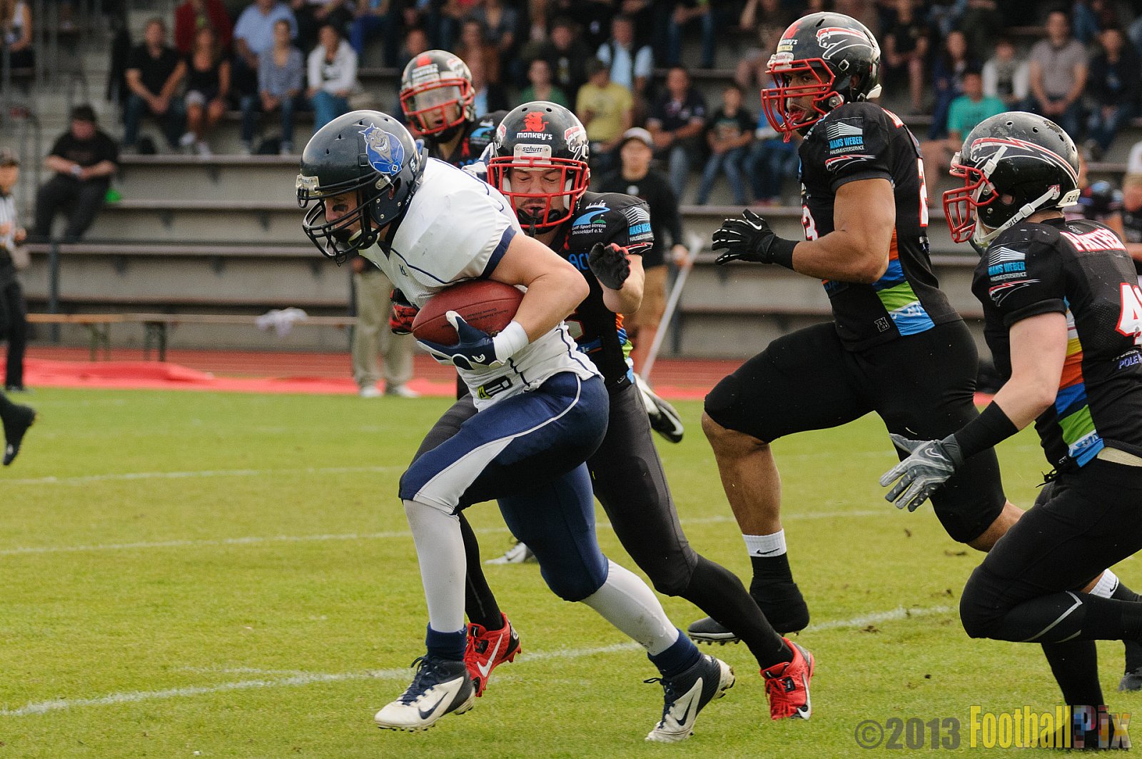 Düsseldorf Panther vs. Hamburg Blue Devils - 10.08.2013 GFL Nord: Düsseldorf Panther vs. Hamburg Blue Devils (28:9) 