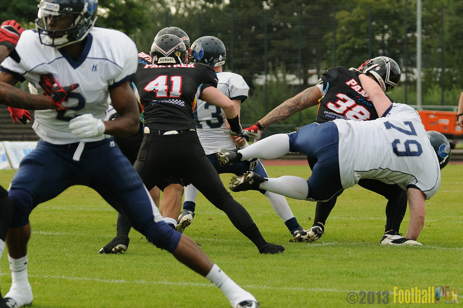 Düsseldorf Panther vs. Hamburg Blue Devils - 10.08.2013 GFL Nord: Düsseldorf Panther vs. Hamburg Blue Devils (28:9) 