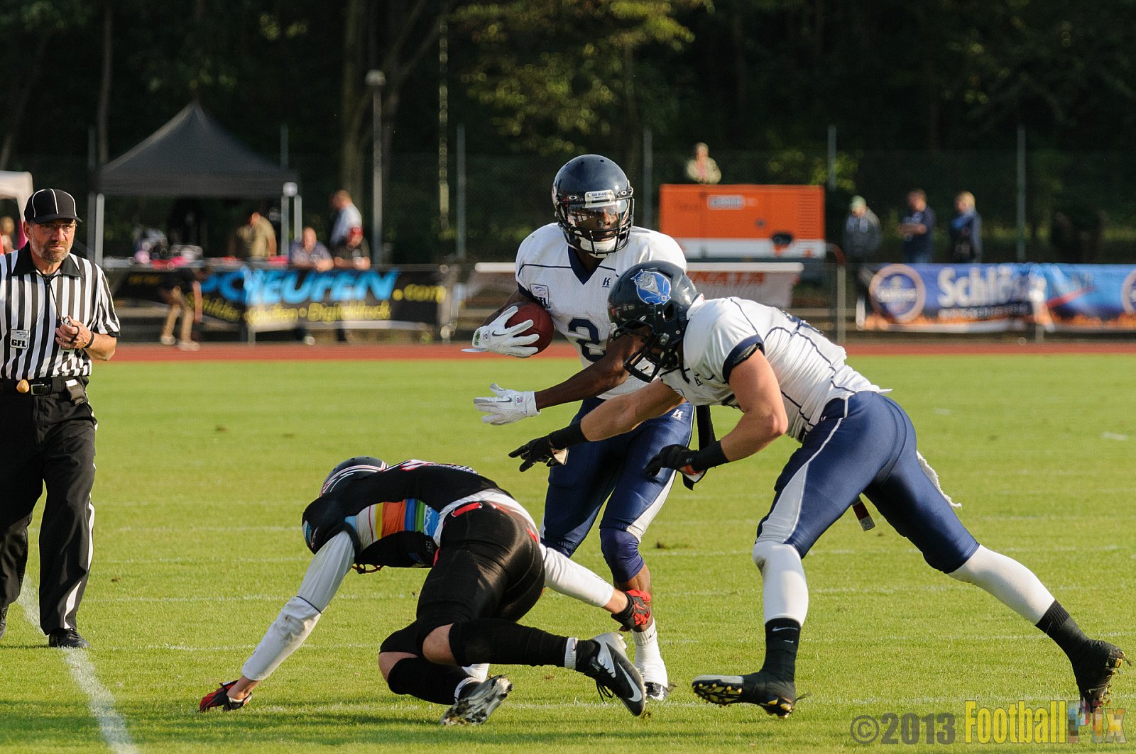 Düsseldorf Panther vs. Hamburg Blue Devils - 10.08.2013 GFL Nord: Düsseldorf Panther vs. Hamburg Blue Devils (28:9) 