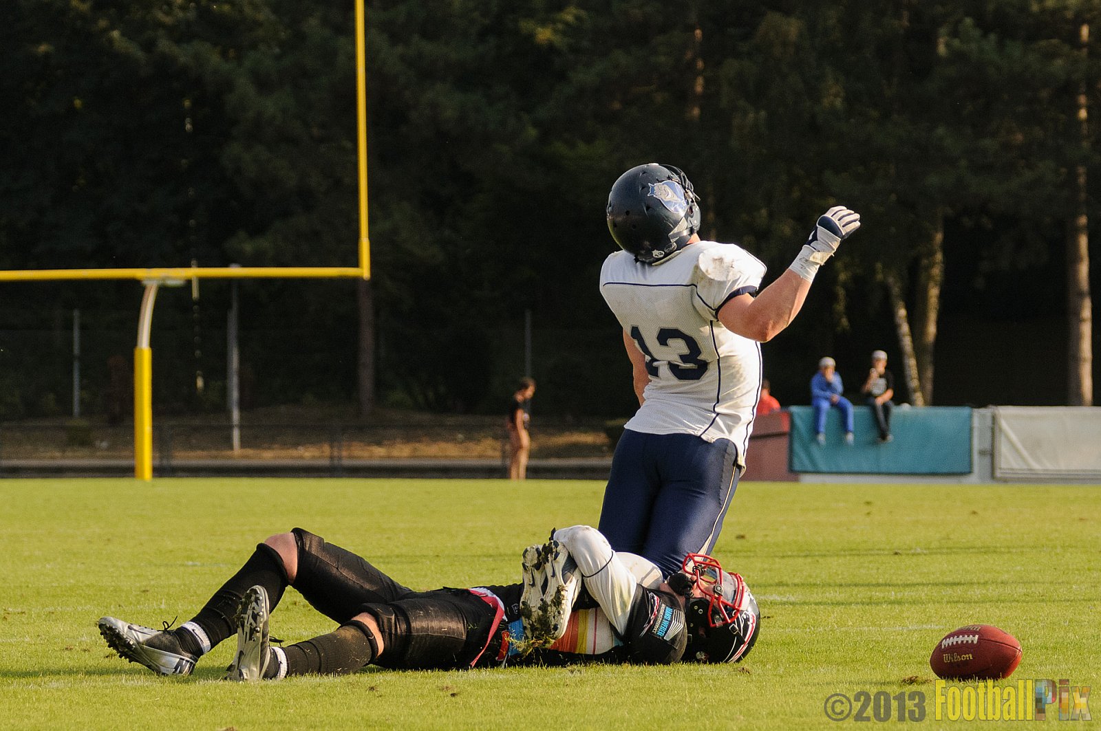 Düsseldorf Panther vs. Hamburg Blue Devils - 10.08.2013 GFL Nord: Düsseldorf Panther vs. Hamburg Blue Devils (28:9) 