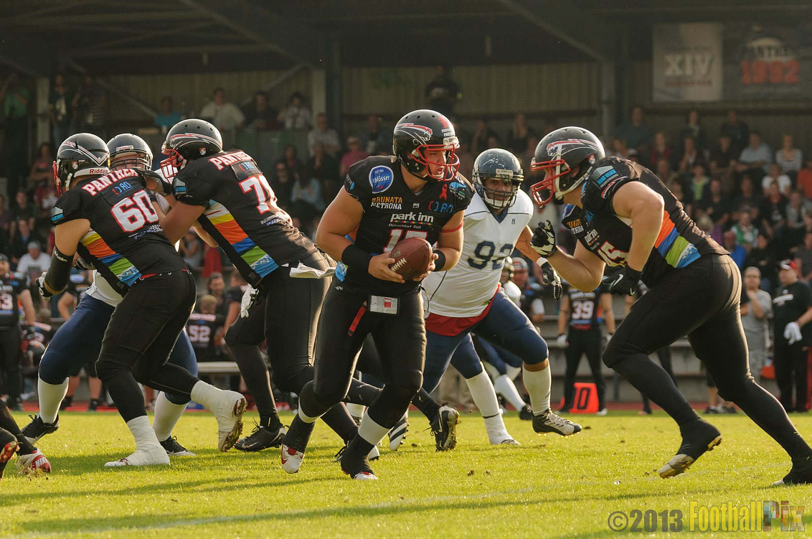 Düsseldorf Panther vs. Hamburg Blue Devils - 10.08.2013 GFL Nord: Düsseldorf Panther vs. Hamburg Blue Devils (28:9) 