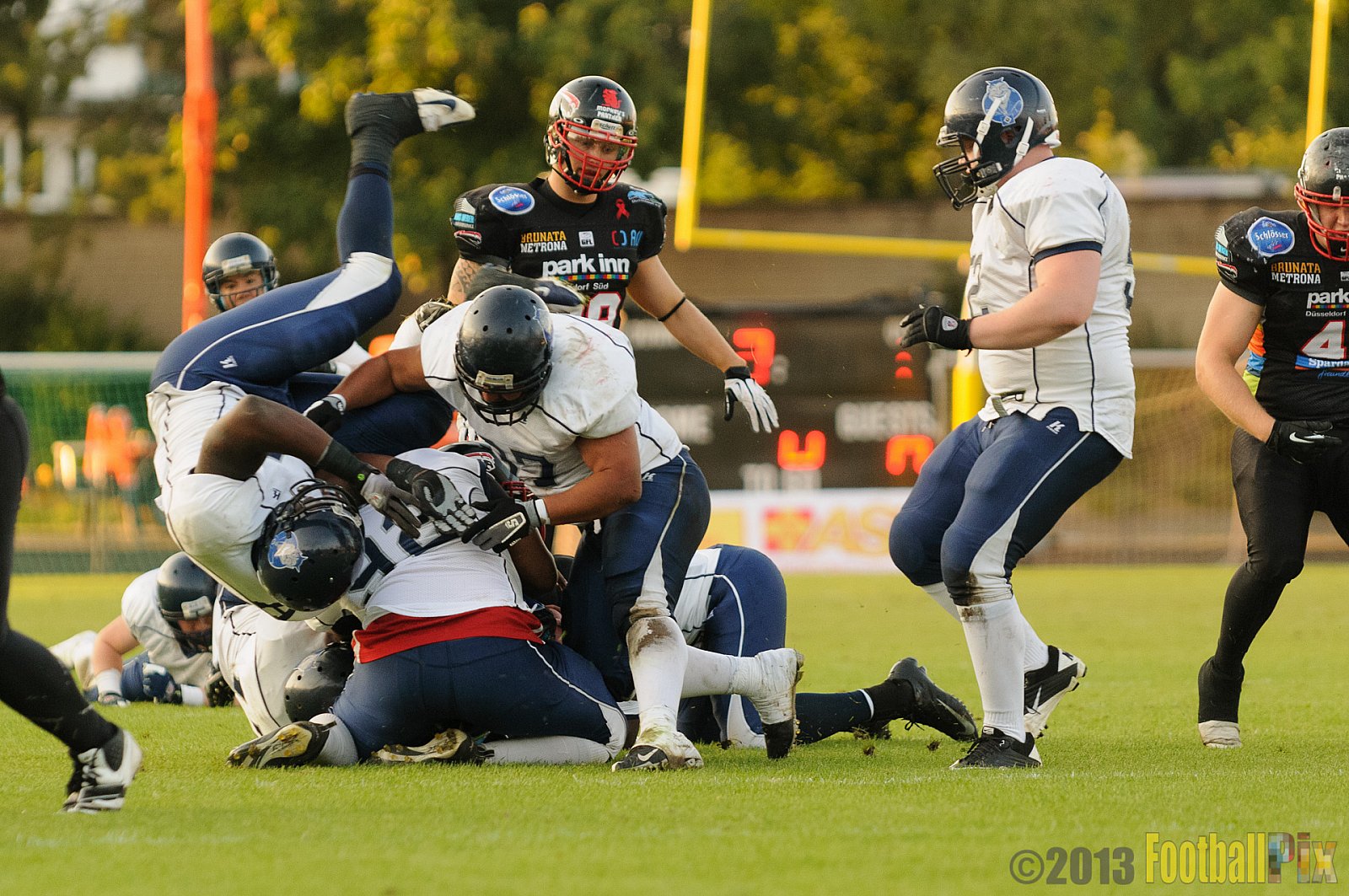 Düsseldorf Panther vs. Hamburg Blue Devils - 10.08.2013 GFL Nord: Düsseldorf Panther vs. Hamburg Blue Devils (28:9) 