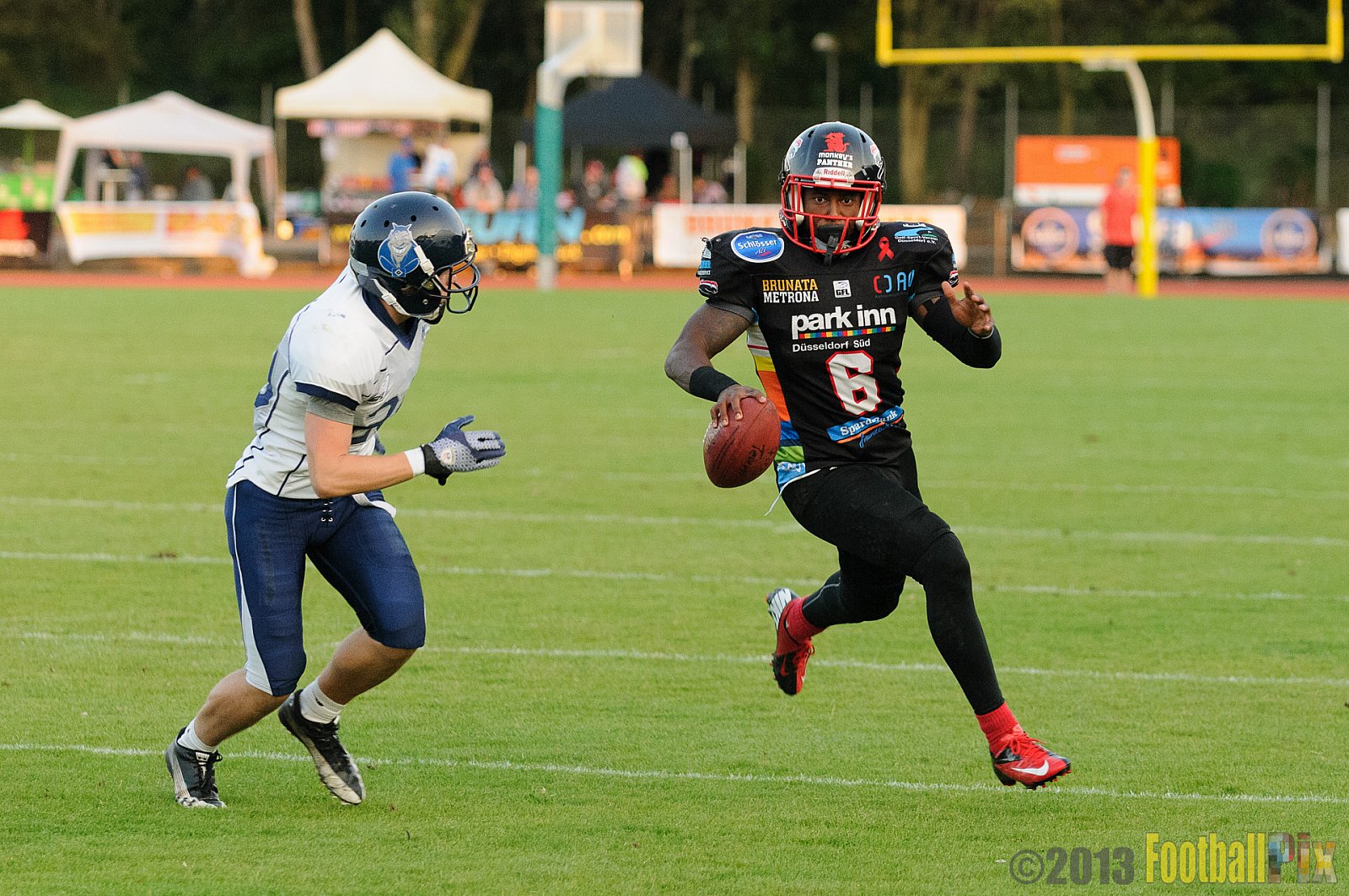 Düsseldorf Panther vs. Hamburg Blue Devils - 10.08.2013 GFL Nord: Düsseldorf Panther vs. Hamburg Blue Devils (28:9) 