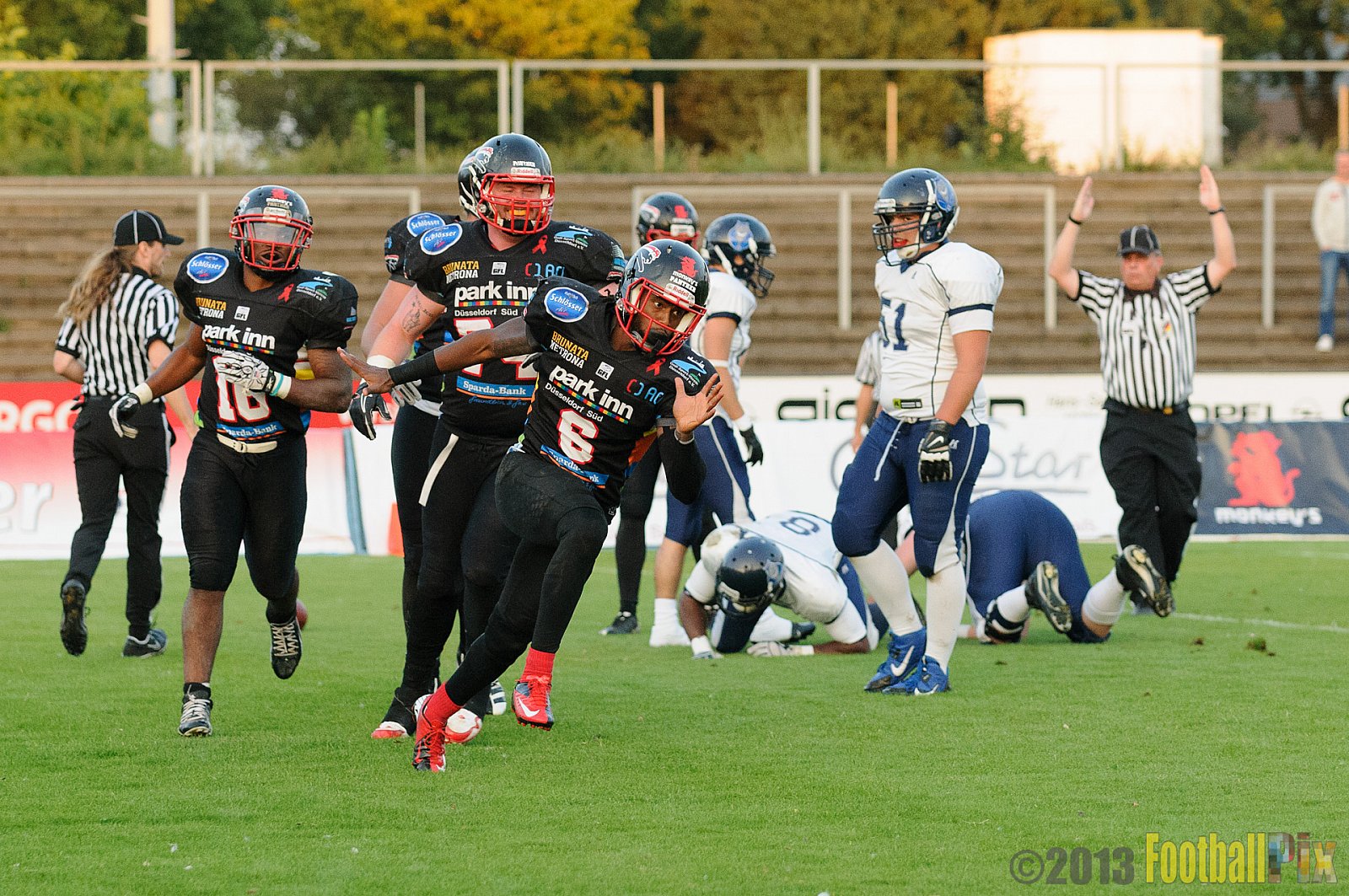 Düsseldorf Panther vs. Hamburg Blue Devils - 10.08.2013 GFL Nord: Düsseldorf Panther vs. Hamburg Blue Devils (28:9) 