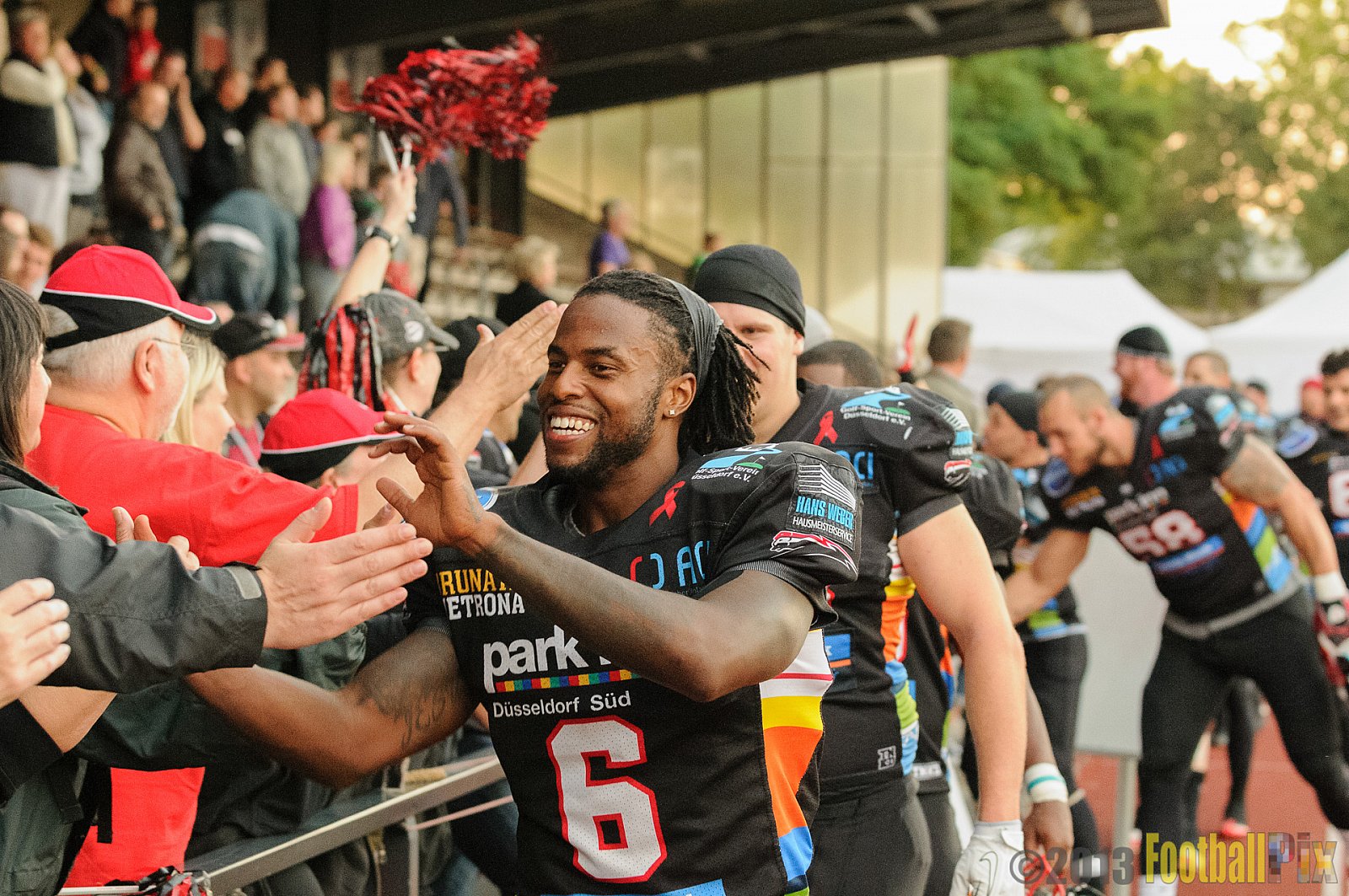 Düsseldorf Panther vs. Hamburg Blue Devils - 10.08.2013 GFL Nord: Düsseldorf Panther vs. Hamburg Blue Devils (28:9) 