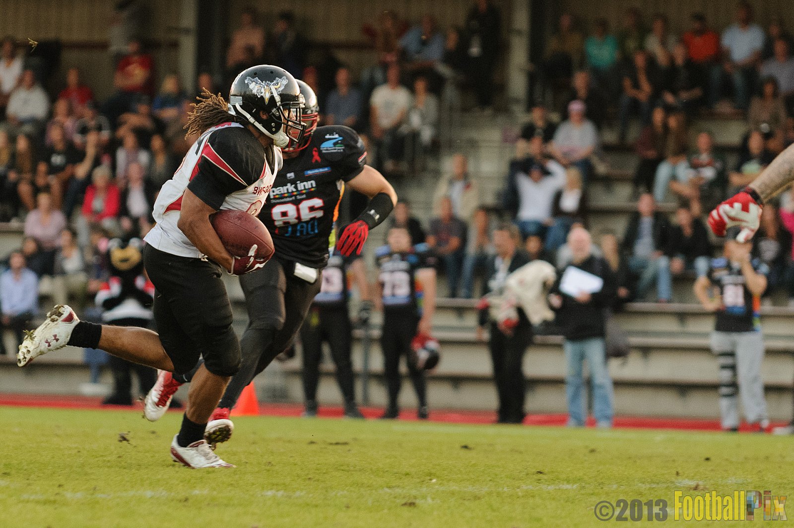 Düsseldorf Panther vs. Cologne Falcons - 31.08.2013 GFL Nord: Düsseldorf Panther vs. Cologne Falcons (28:21) 