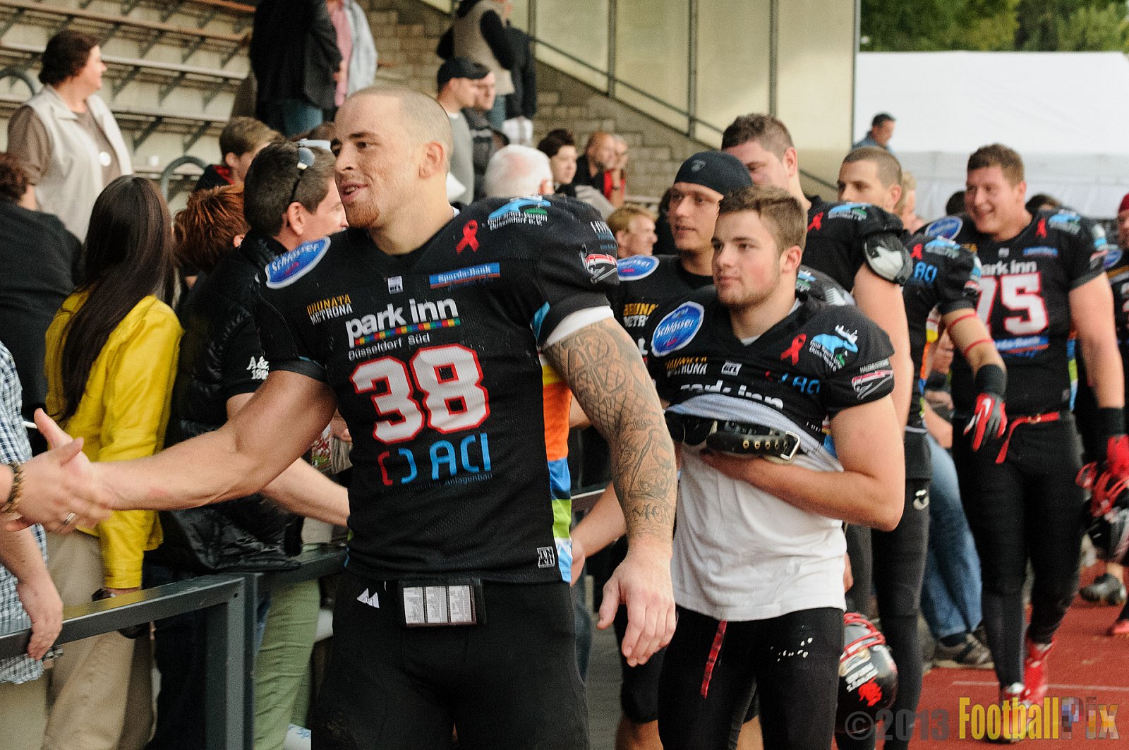 Düsseldorf Panther vs. Cologne Falcons - 31.08.2013 GFL Nord: Düsseldorf Panther vs. Cologne Falcons (28:21) 