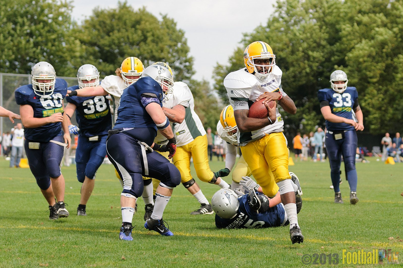 Cologne Crocodiles vs. Bochum Cadets - 01.09.2013 Cologne Crocodiles vs. Bochum Cadets (51:3) 